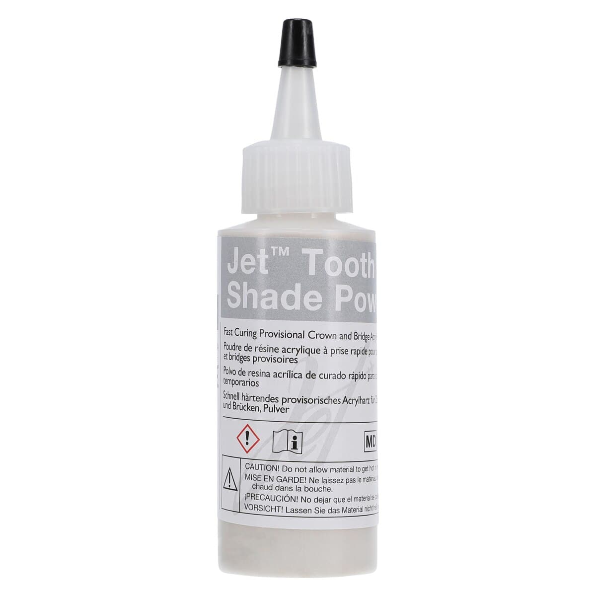 Jet Tooth Shade Acrylic Powder, C3, 2oz, Self-Curing, 1410-C3 thumbnail 2