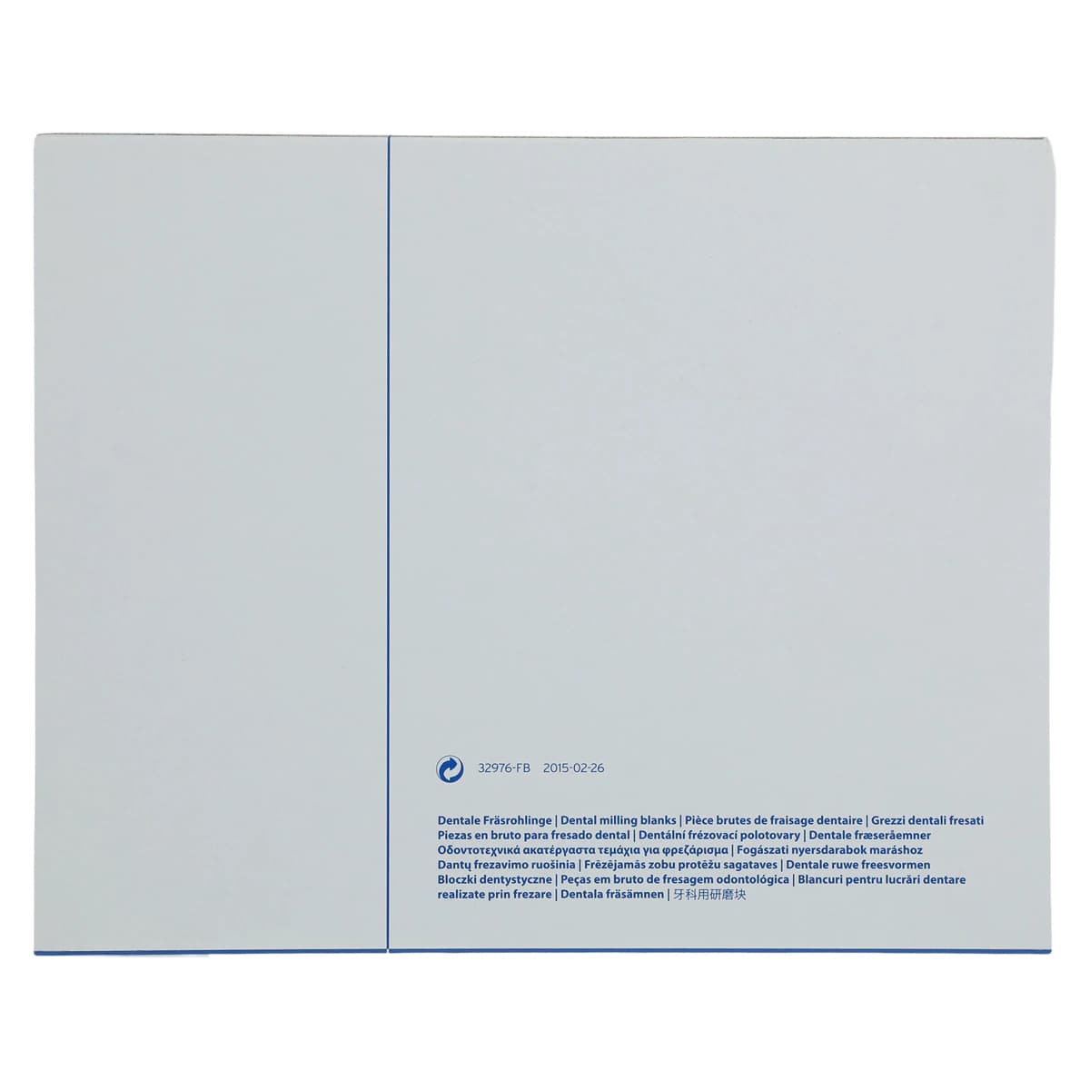 Ceramill Zolid FX Multilayer Zirconia Disc, Shade B2/B3, 98 x 16 mm, 1 Disc thumbnail 9