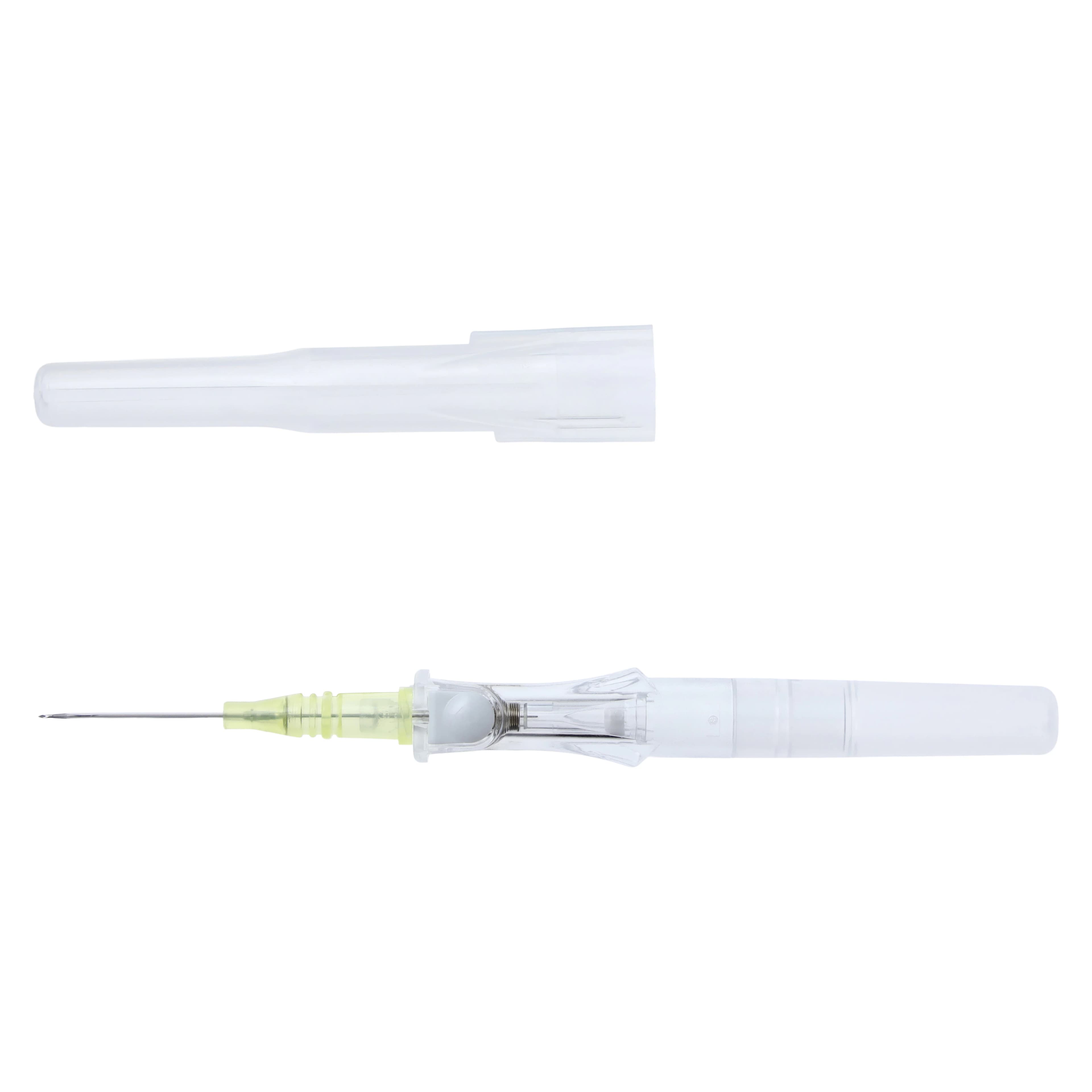 BD Insyte Autoguard Shielded IV Catheter, 24G x 3/4", Yellow, Notched Needle, Vialon, Sterile, 50/Bx, 4 Bx/Cs, 381412 thumbnail 3