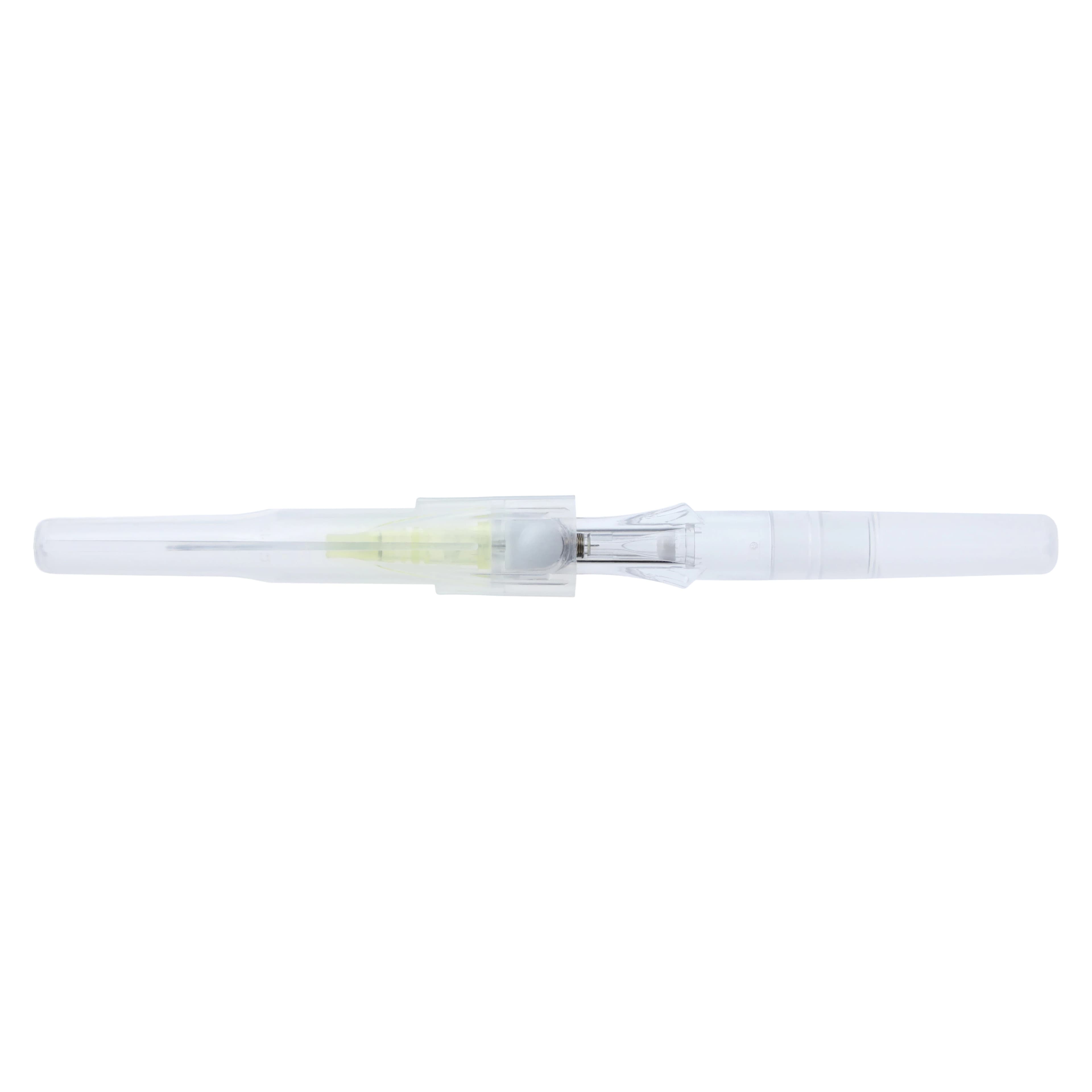 BD Insyte Autoguard Shielded IV Catheter, 24G x 3/4", Yellow, Notched Needle, Vialon, Sterile, 50/Bx, 4 Bx/Cs, 381412 thumbnail 4