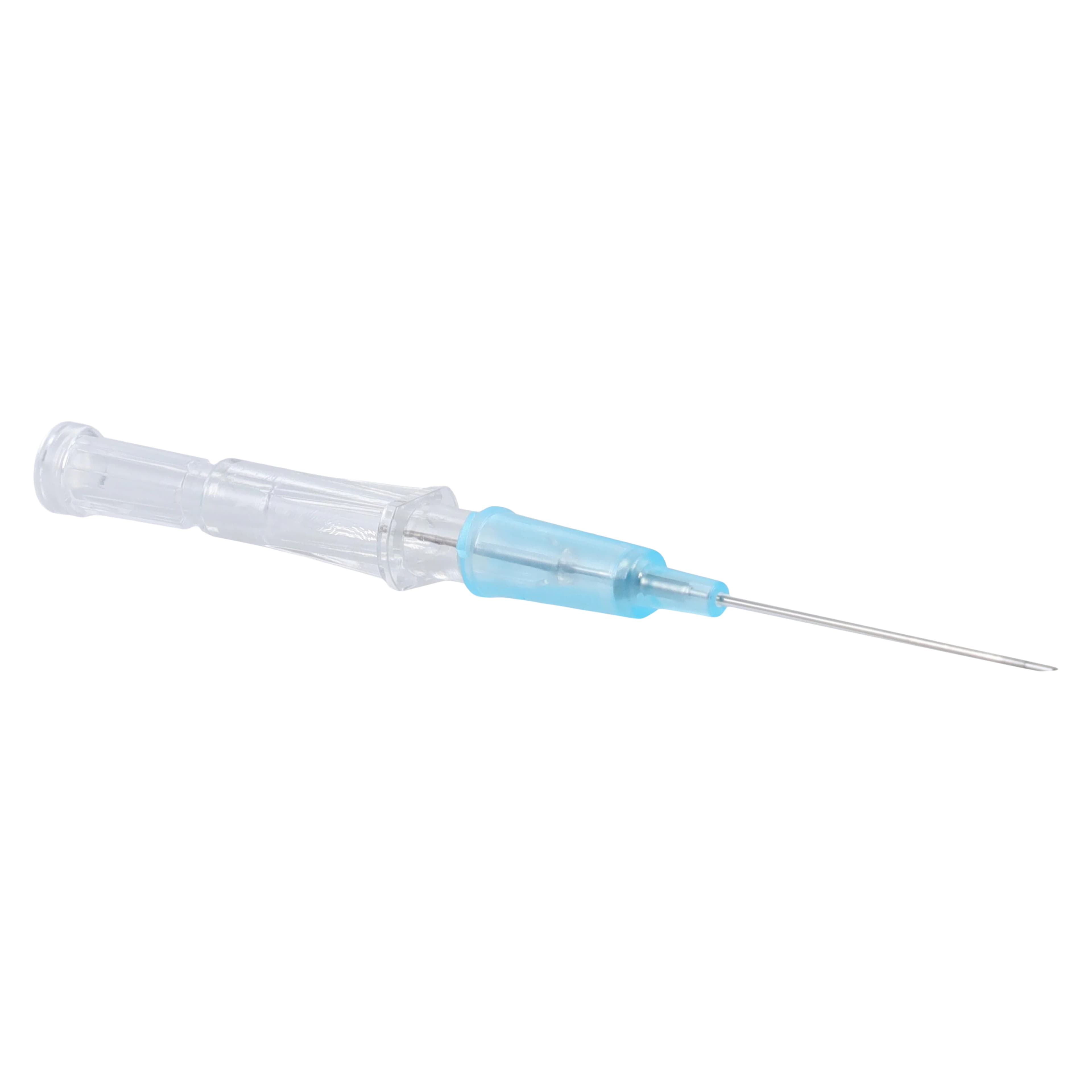 Exel Safelet IV Catheter, 22G x 1", Wingless, Blue, Sterile, 50/Box thumbnail 4
