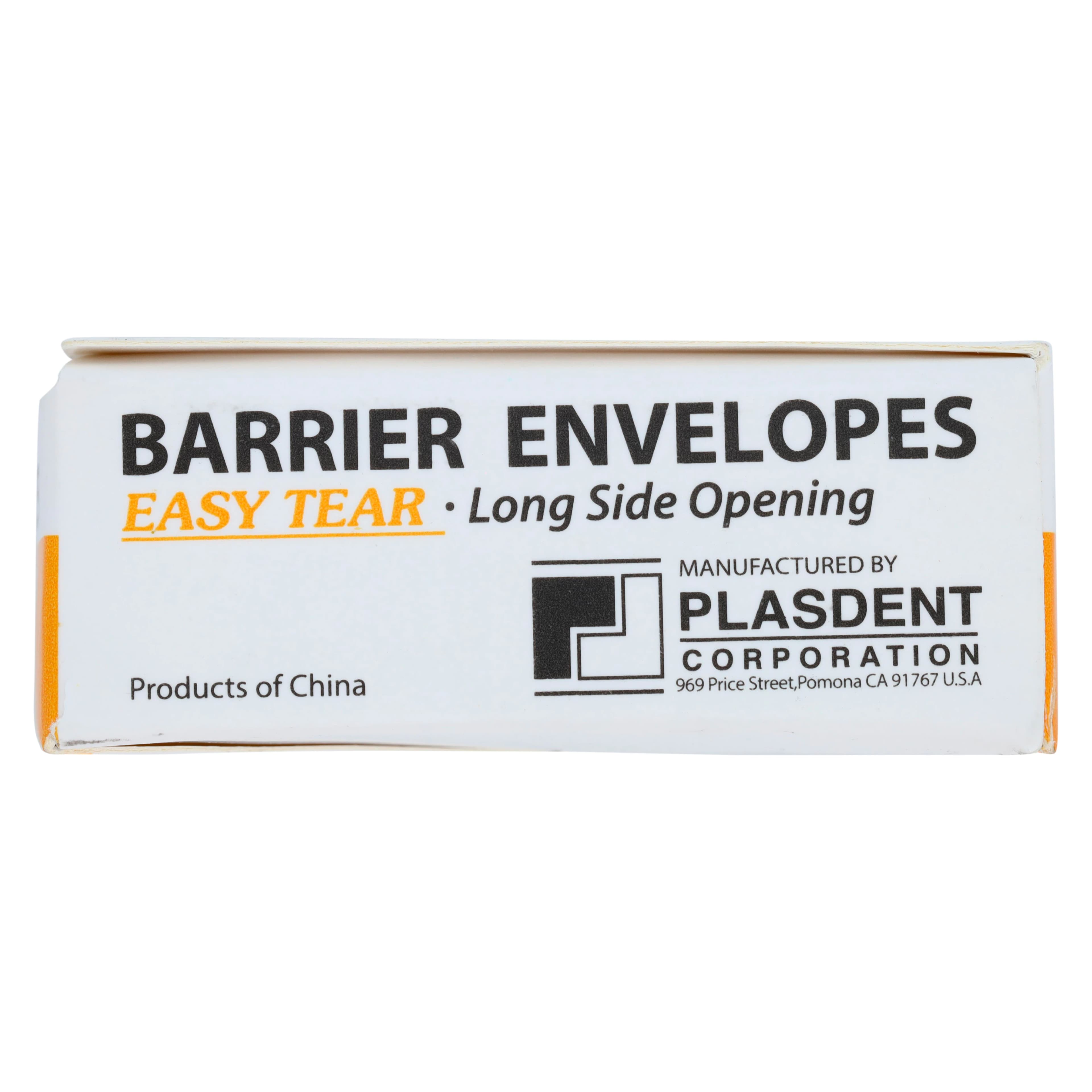 Plasdent Clear ProTection SOFT Easy-Tear Phosphor Plate Barrier Envelopes, Long Side Loading, Size #0, 100/Box thumbnail 4