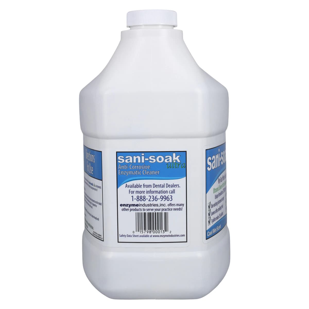 Sani-Soak Ultra Enzymatic Ultrasonic Cleaner, Mint, 1 Gallon Bottle thumbnail 4