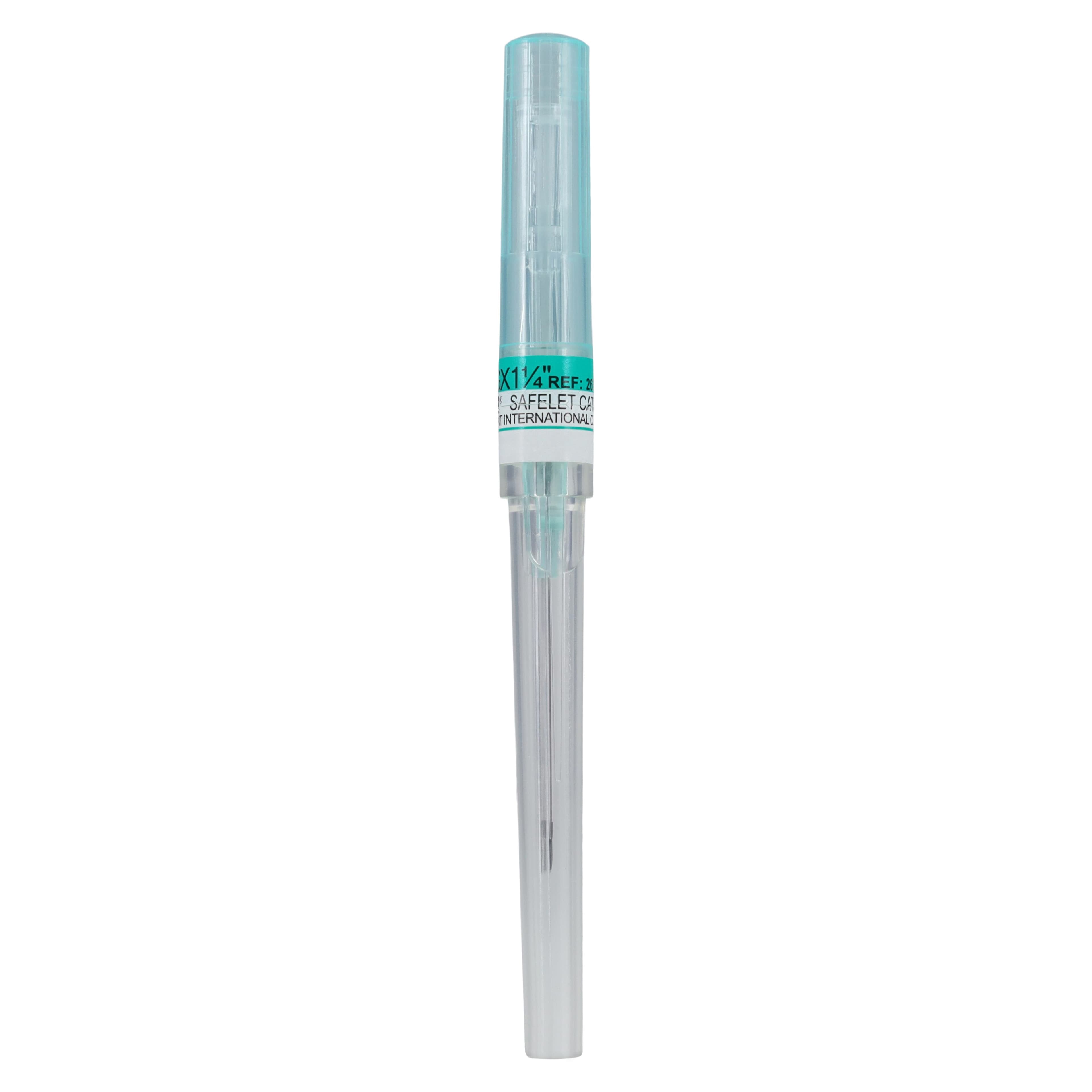 Exel Safelet IV Catheter, 18 Gauge x 1-1/4", Green, Safety with Hydrophobic Membrane Filter, 50/Box thumbnail 4