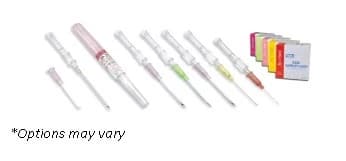 Exel Safelet IV Catheter, 20 Gauge x 1", Pink, Safety with Hydrophobic Membrane Filter, 50/Box - Safelet IV Catheter - Image 1