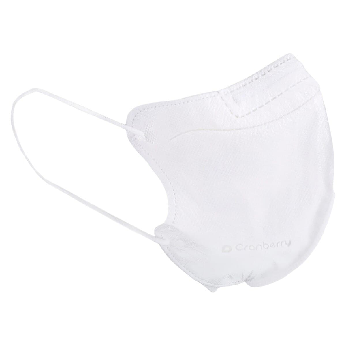 Cranberry 360 4-Ply Earloop Face Masks, ASTM Level 3, Anti-Fog, Latex-Free, Small, Silver, 40/Box, Q2860S thumbnail 3