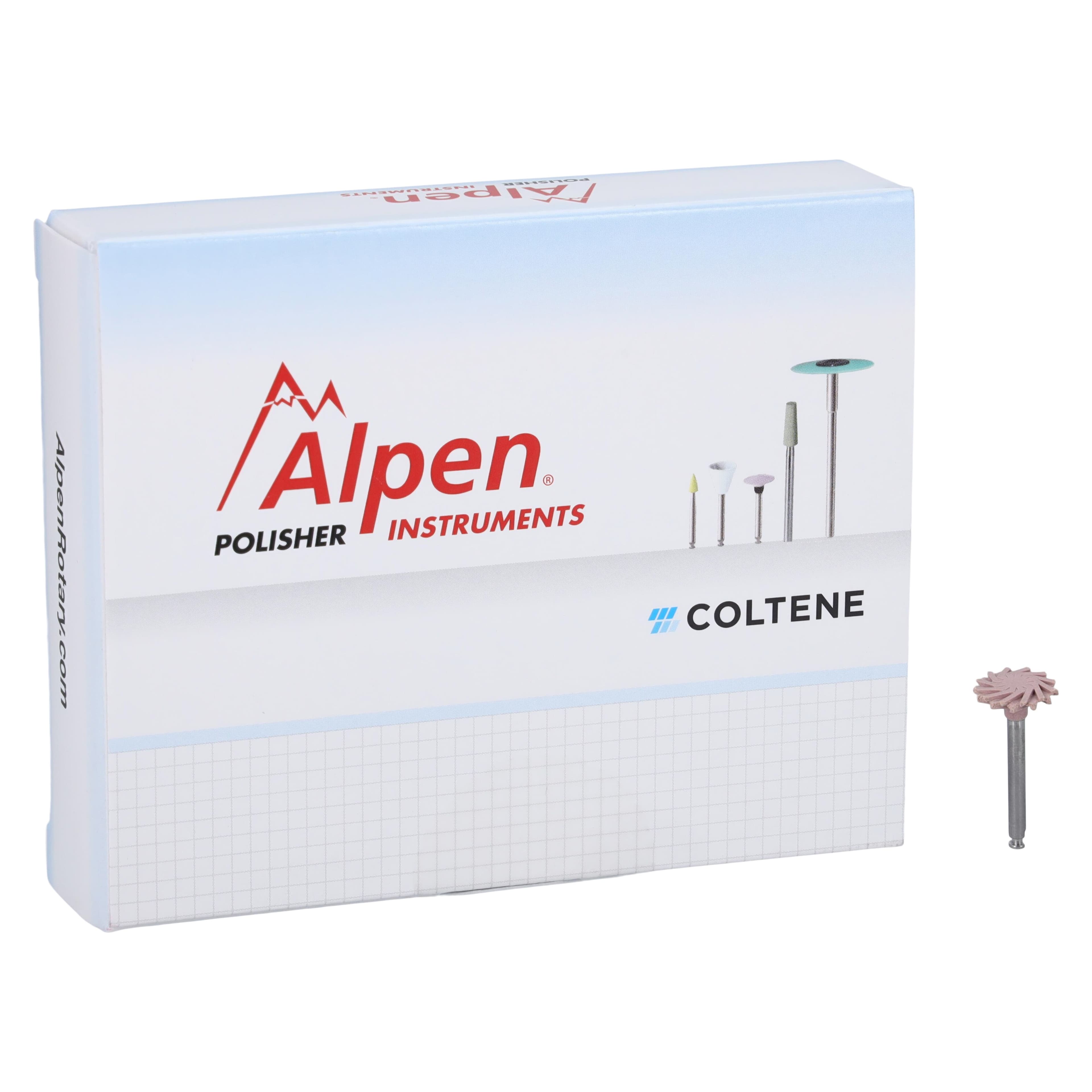 Alpen ShapeGuard Composite Plus Polishers, Step 1, 110 mm, RA, Fine, Purple, 5/Pkg, 60021904 thumbnail 2