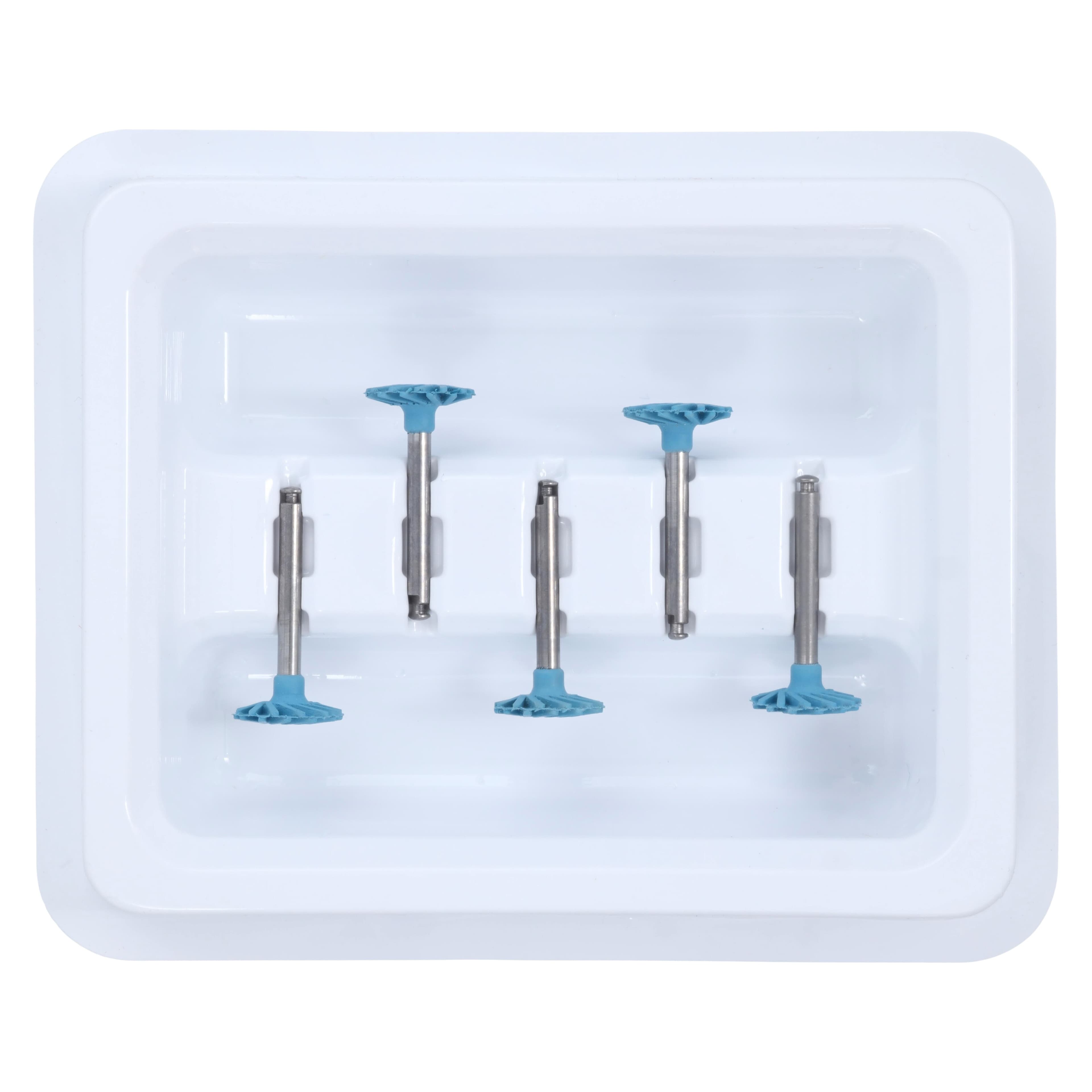 Alpen ShapeGuard Composite Plus Polishers, Step 2, 110 mm, Spiral Wheel, RA Shank, 5/Pkg, 24SG110RA thumbnail 5