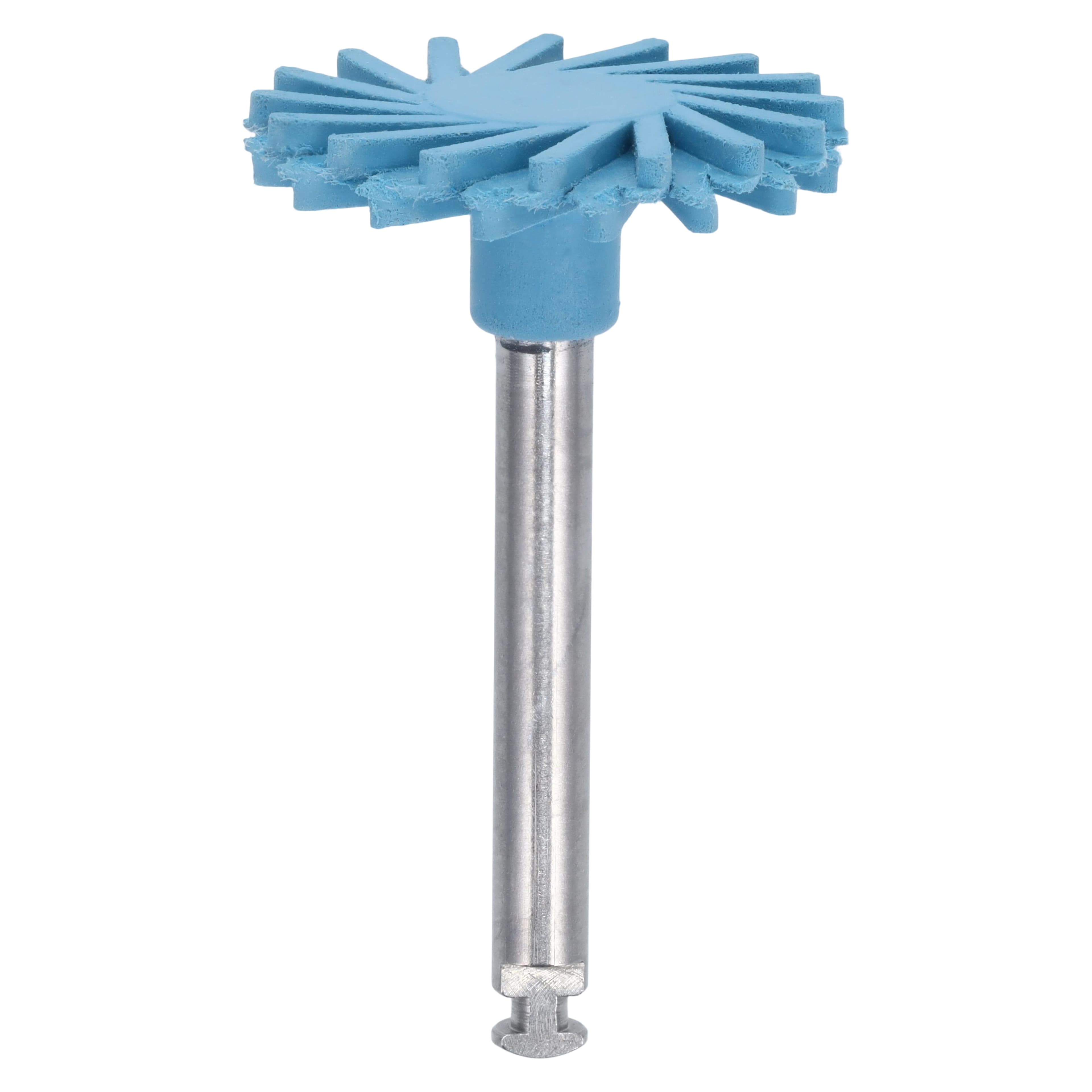 Alpen ShapeGuard Composite Plus Polishing Spiral Wheel, Step 2, Ultra Fine, RA Shank, 140, Light Blue, 5/Pkg, 60021907 thumbnail 3