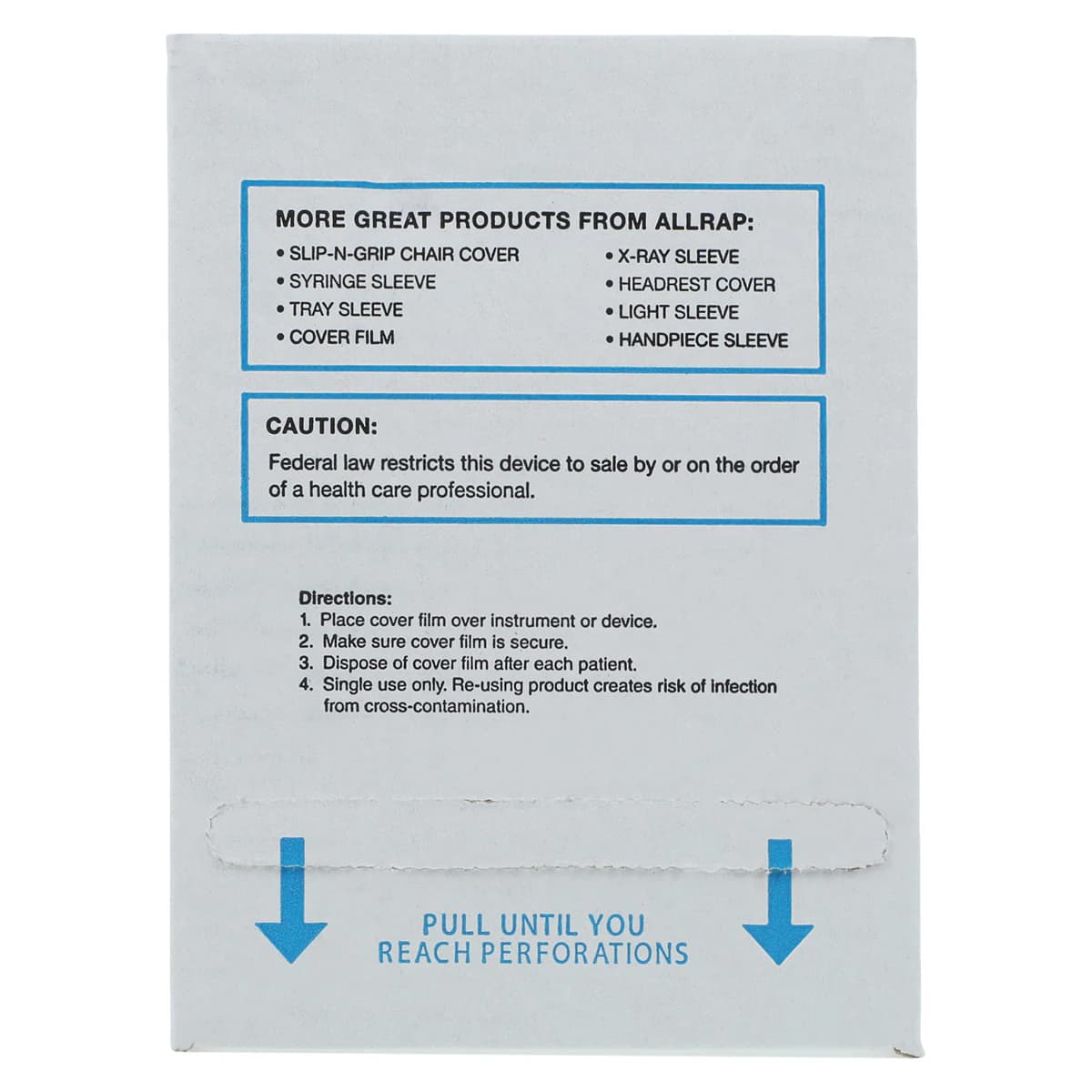 Allrap Barrier Film, 4" x 6", Clear, Perforated, 1200/Roll, 460C thumbnail 4