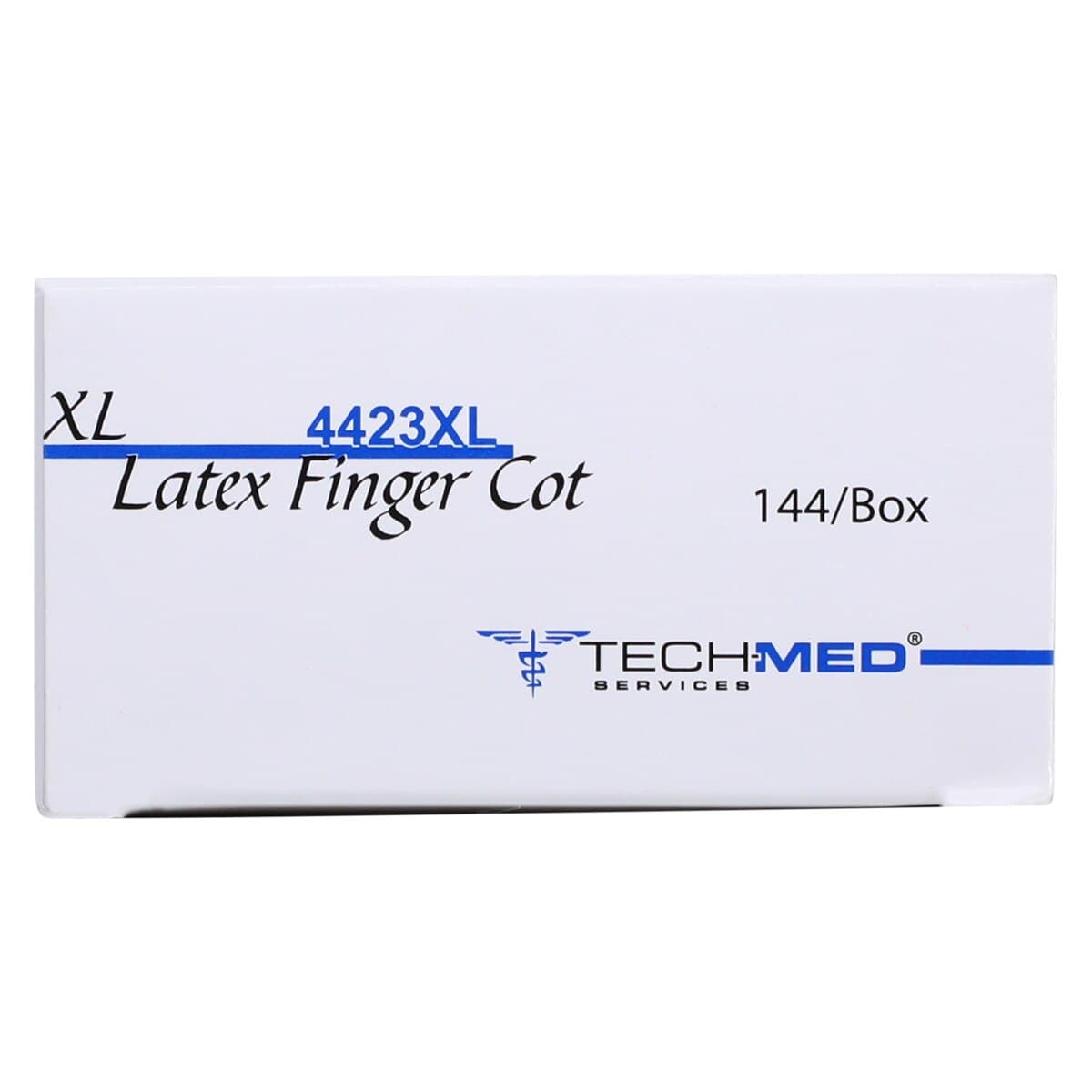 Tech-Med Latex Finger Cots, X-Large, Non-Powdered, Pre-Rolled, Natural White, 144/Box, 4423XL thumbnail 7