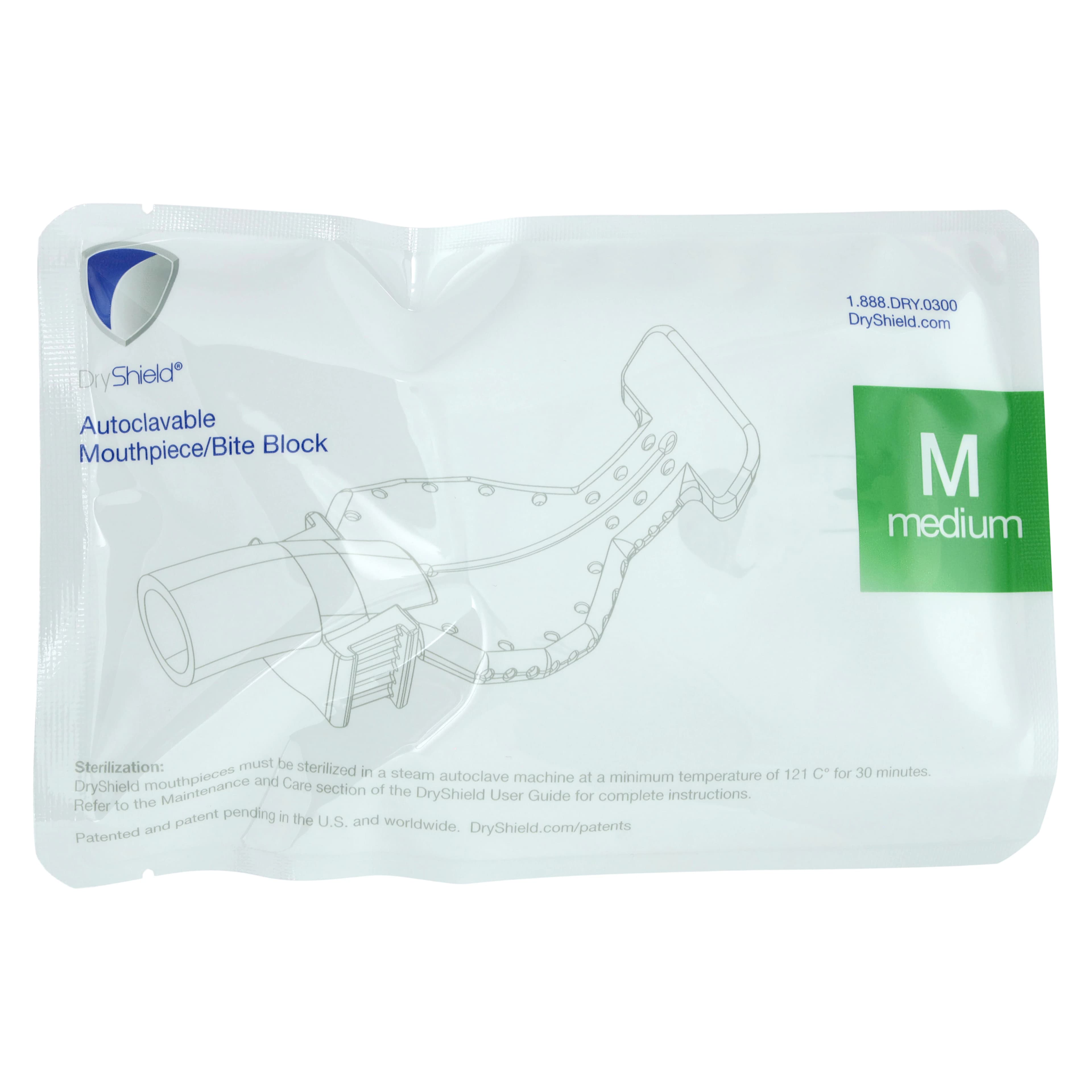 DryShield HVE Autoclavable Isolation Mouthpiece, Medium, 4/Pk, DS-MPM-004 thumbnail 2