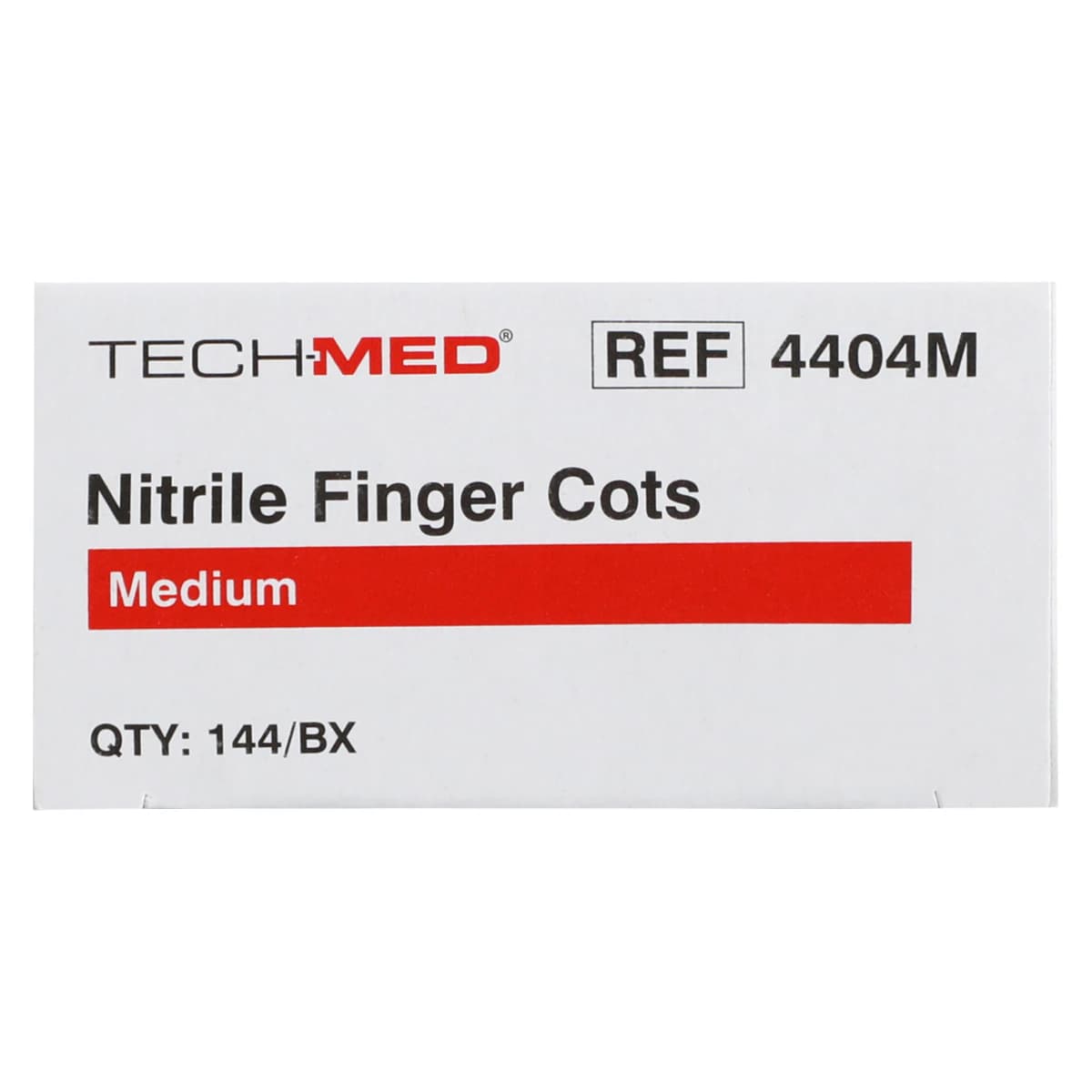 Dukal Tech-Med Nitrile Finger Cots, Medium, Latex-Free, Powder-Free, Pre-Rolled, 2-1/4" x 28 mm, 144/Box, 4404M thumbnail 4