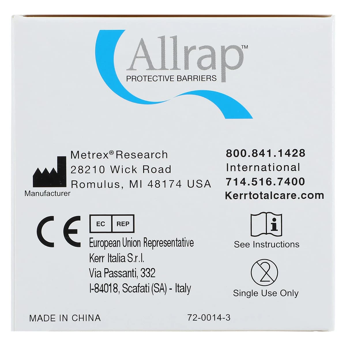 Allrap T-Style Light Handle Sleeves, Clear, 3" x 6", 500/Pk, TLC500 thumbnail 3
