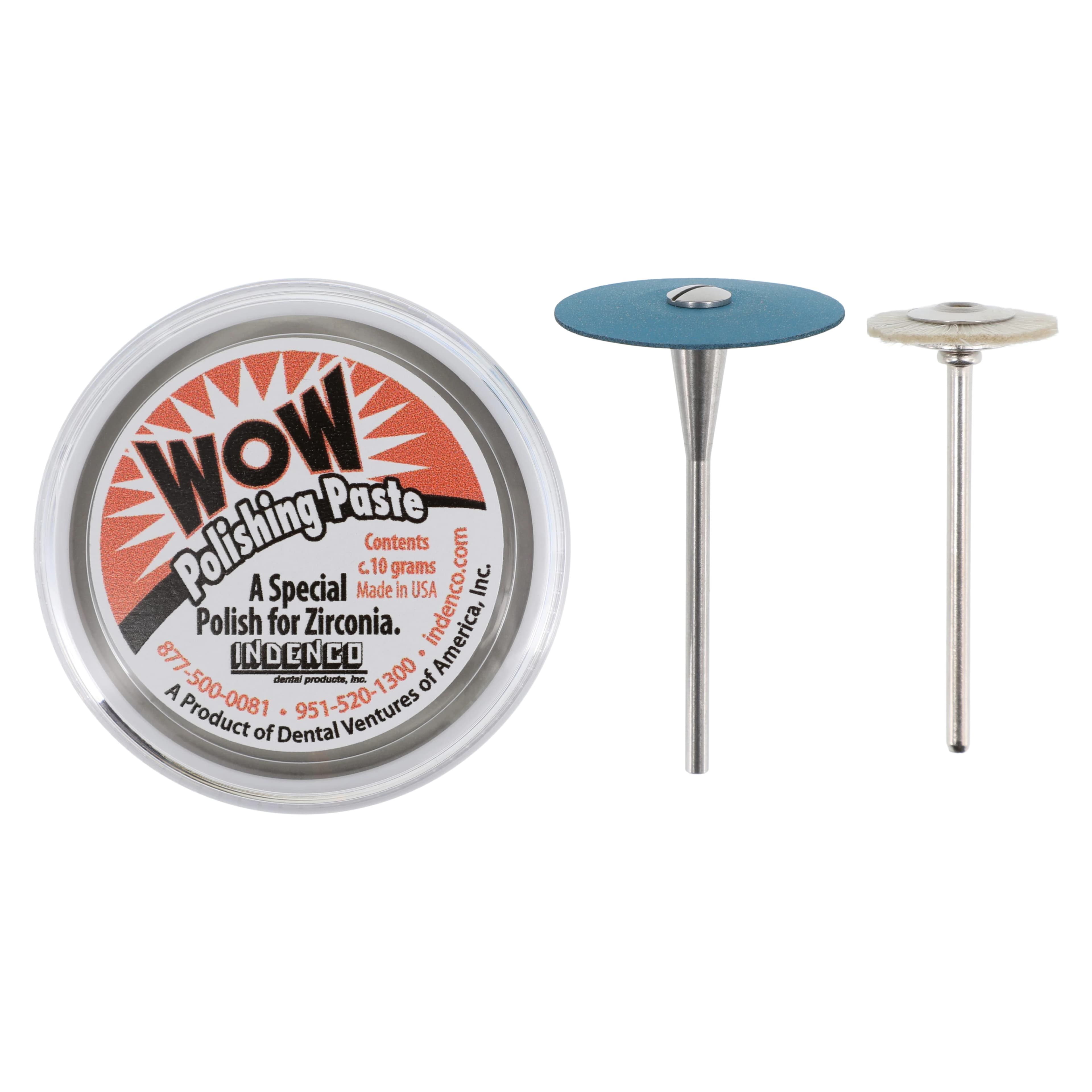 WOW Zirconia Polishing Paste Kit, Diamond, 10 g, Each - WOW Zirconia Polish Paste Kit - Image 1