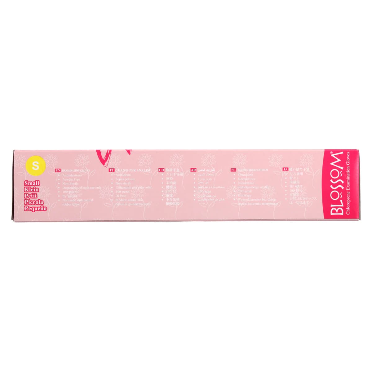 Blossom® Chloroprene Exam Gloves, Powder Free, Non-Sterile, Small, Pink, 100/Box thumbnail 5