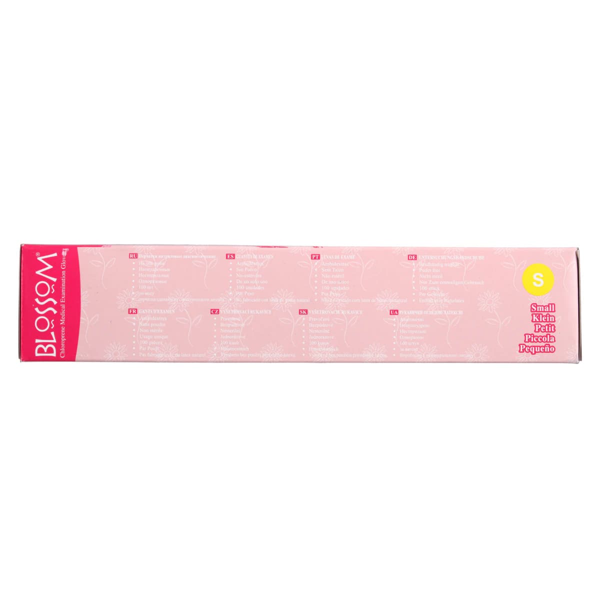 Blossom® Chloroprene Exam Gloves, Powder Free, Non-Sterile, Small, Pink, 100/Box thumbnail 6