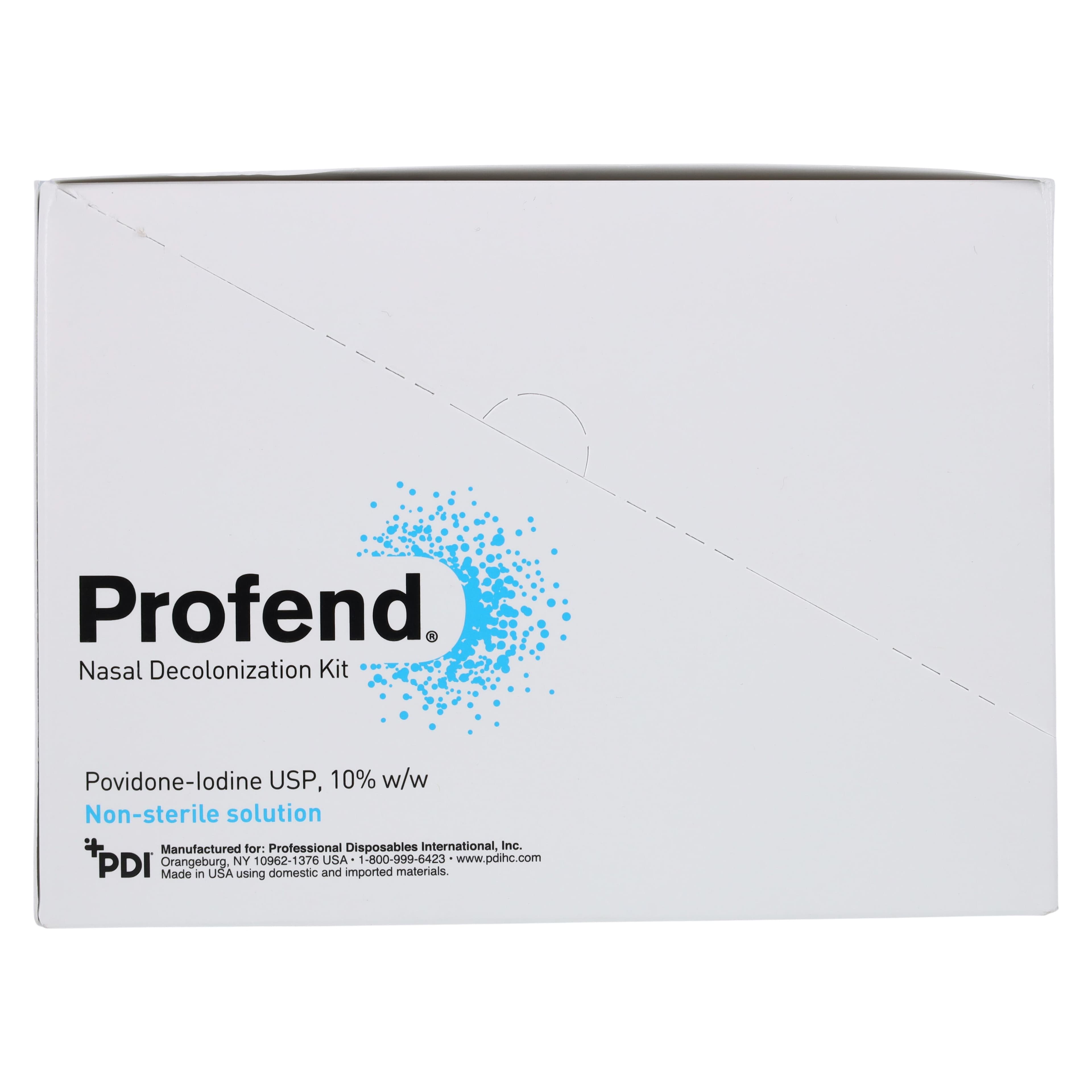 PDI Profend Nasal Decolonization Kit, Povidone-Iodine 10% Swabsticks, 4 Swabs/Kit, 12 Kits/Box, X12048 thumbnail 9