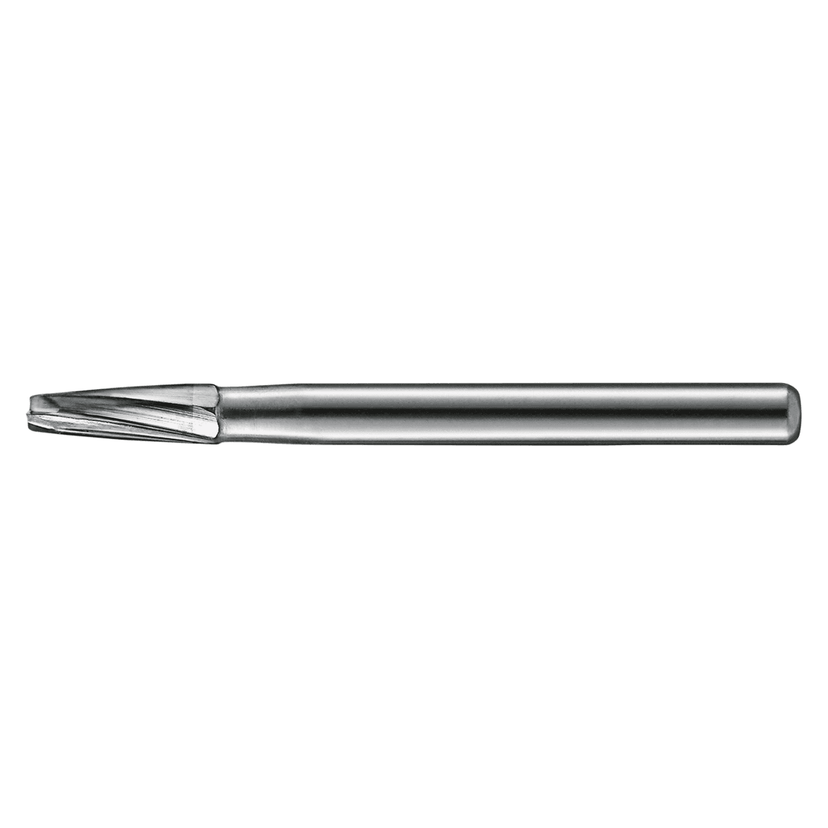 Kerr FG Carbide Bur 1171L, Taper Dome End, 6 Flutes, 1.2mm Diameter, 4.9mm Length, 10/Pk - Kerr Operative Carbide Burs FG 1171L 10/Pk - Image 1