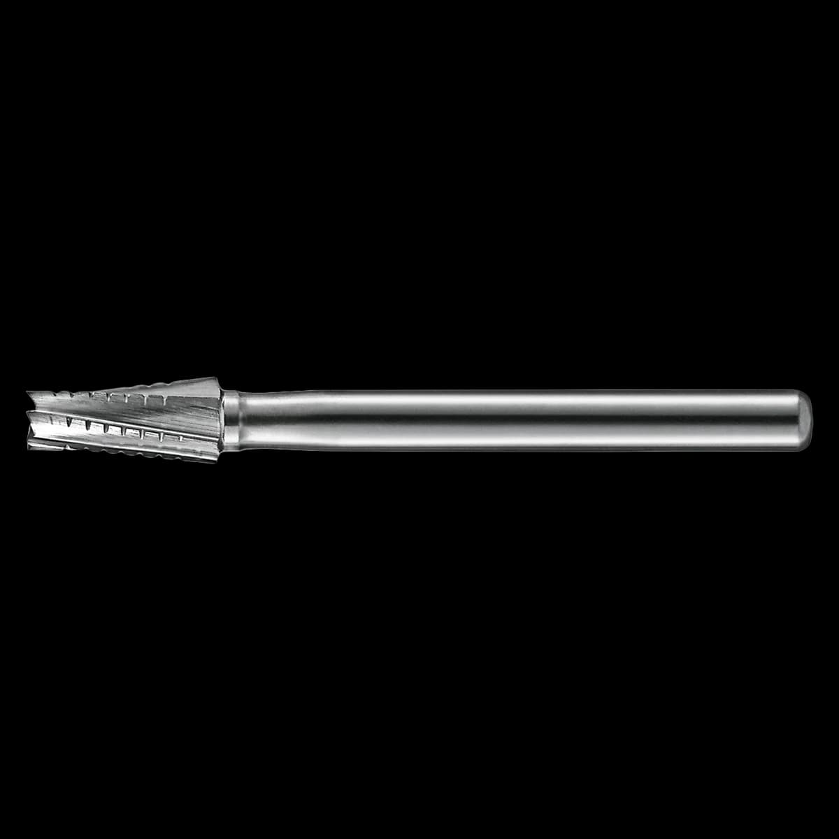 Kerr HP703 Carbide XCUT Operative Bur, Taper Flat End, 6 Flutes, 2.1 mm Diameter, 4.5 mm Length, 5/Pk, HP703-KC5 - Kerr Operative Carbide Burs HP 703 5/Pk - Image 1