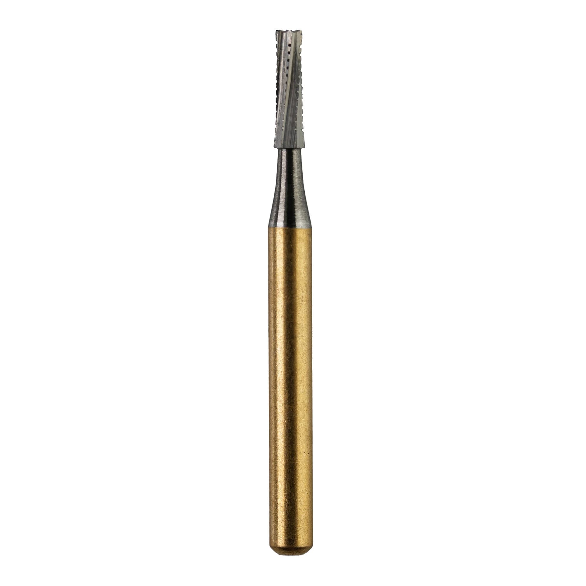 Kerr Specialty Carbide Bur FG 2057, Fine Cross-Cut, Straight Flat End, 6 Flute, 1 mm Diameter, 3.7 mm Length, 100/Pk - Kerr Specialty Carbide Burs FG 2057 100/Pk - Image 1