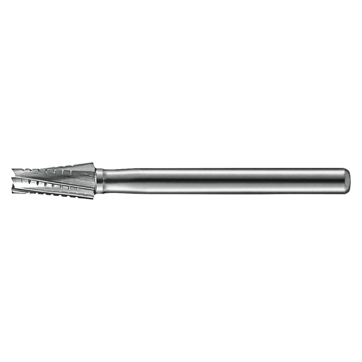 KaVo Kerr Regular Operative Carbide Bur, FG, Taper Flat End Crosscut 6-Flute, #701, 1.2 mm Diameter, 3.7 mm Length, 100/Pkg, FG701-KCC - Kerr Operative Carbide Burs FG 701 100/Pk - Image 1