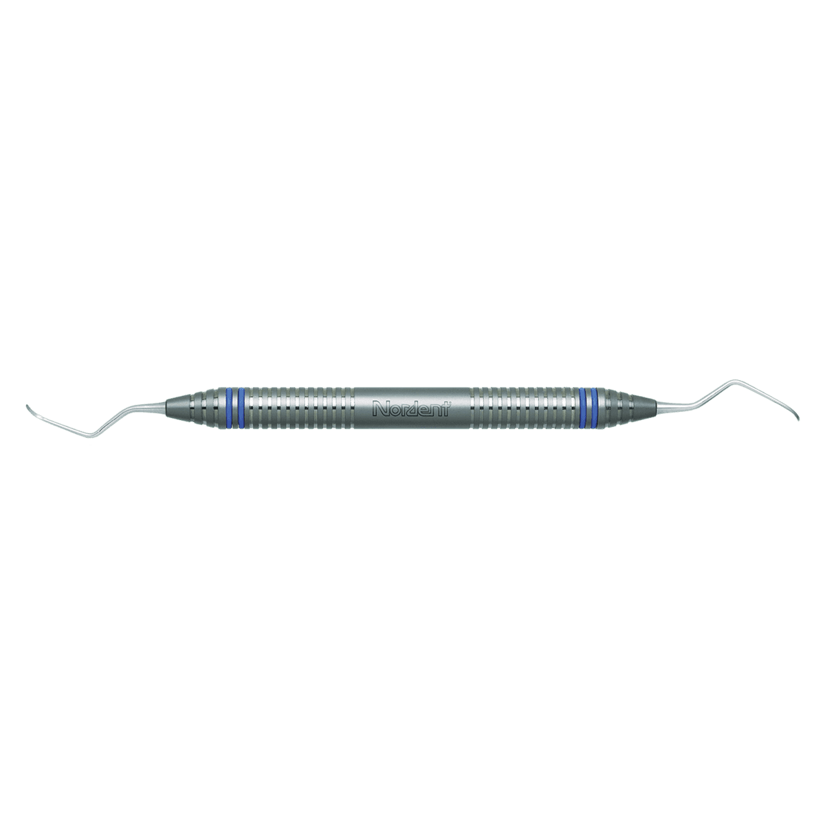 Nordent XDURA Barnhart #1-2 Universal Curette, Double-Ended, DuraLite ColorRings Handle thumbnail 2