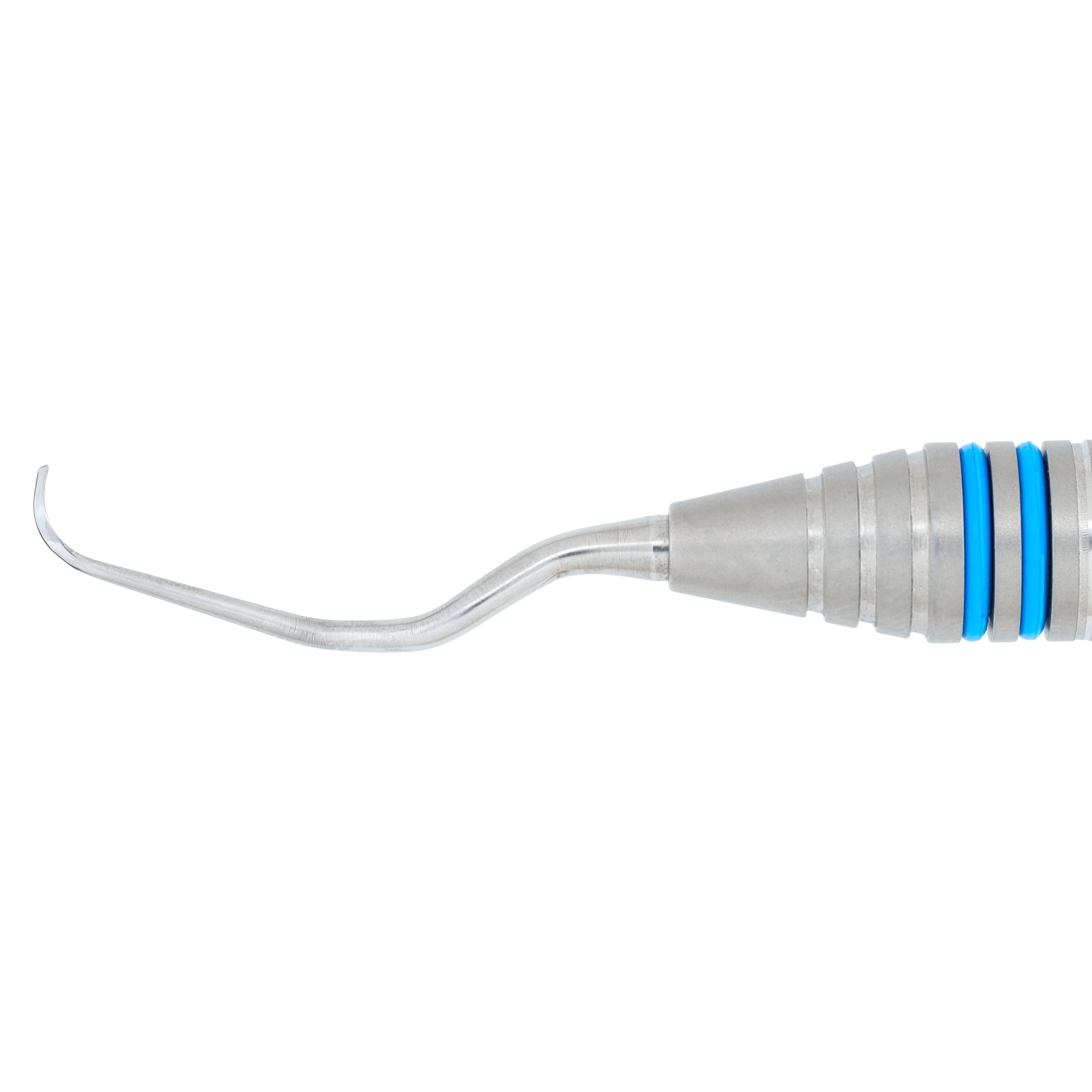 Nordent XDURA Gracey Curette #13-14, Mini Blade/Long Reach, Double-Ended, DuraLite ColorRing Handle thumbnail 3