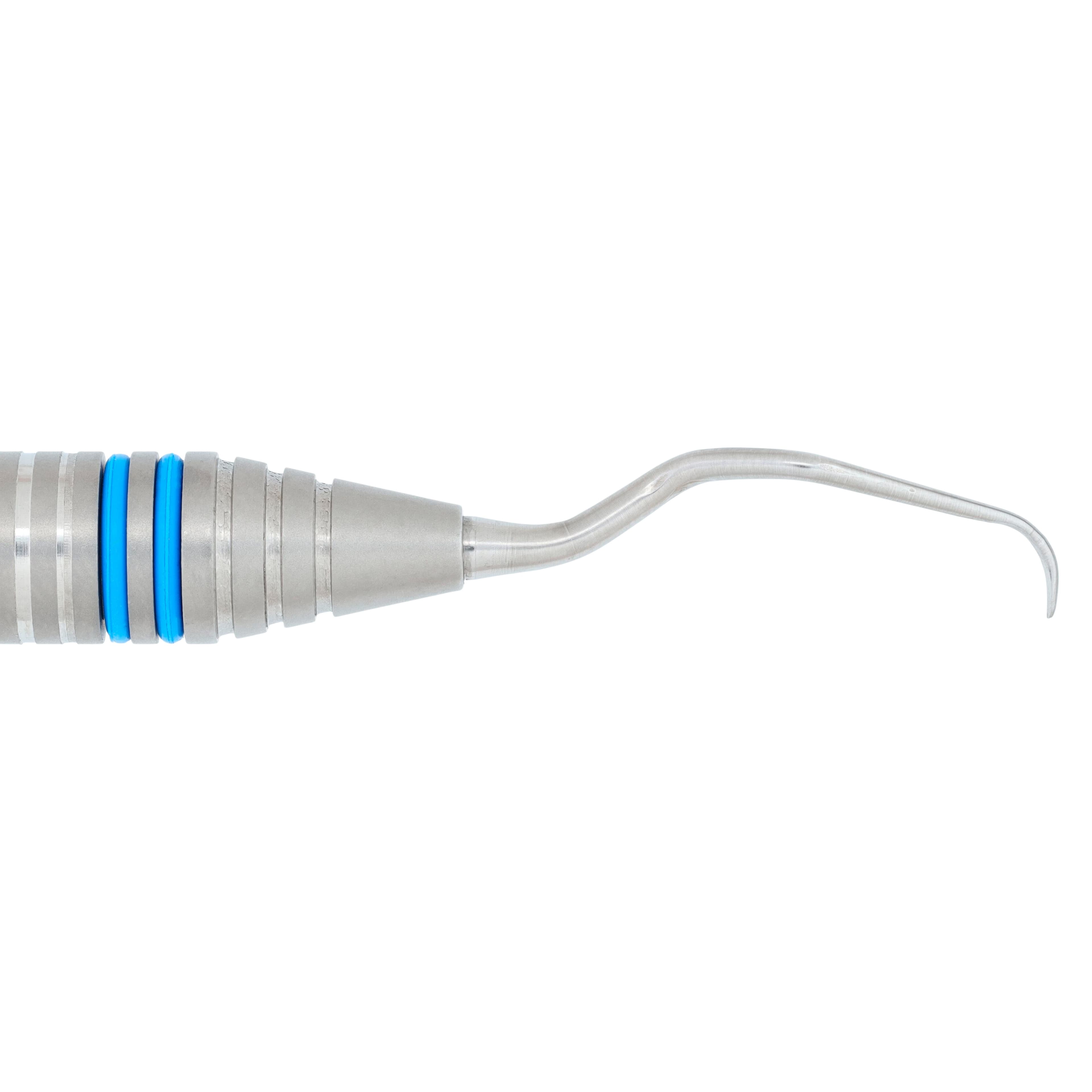 Nordent XDURA Gracey Curette #13-14, Mini Blade/Long Reach, Double-Ended, DuraLite ColorRing Handle thumbnail 4