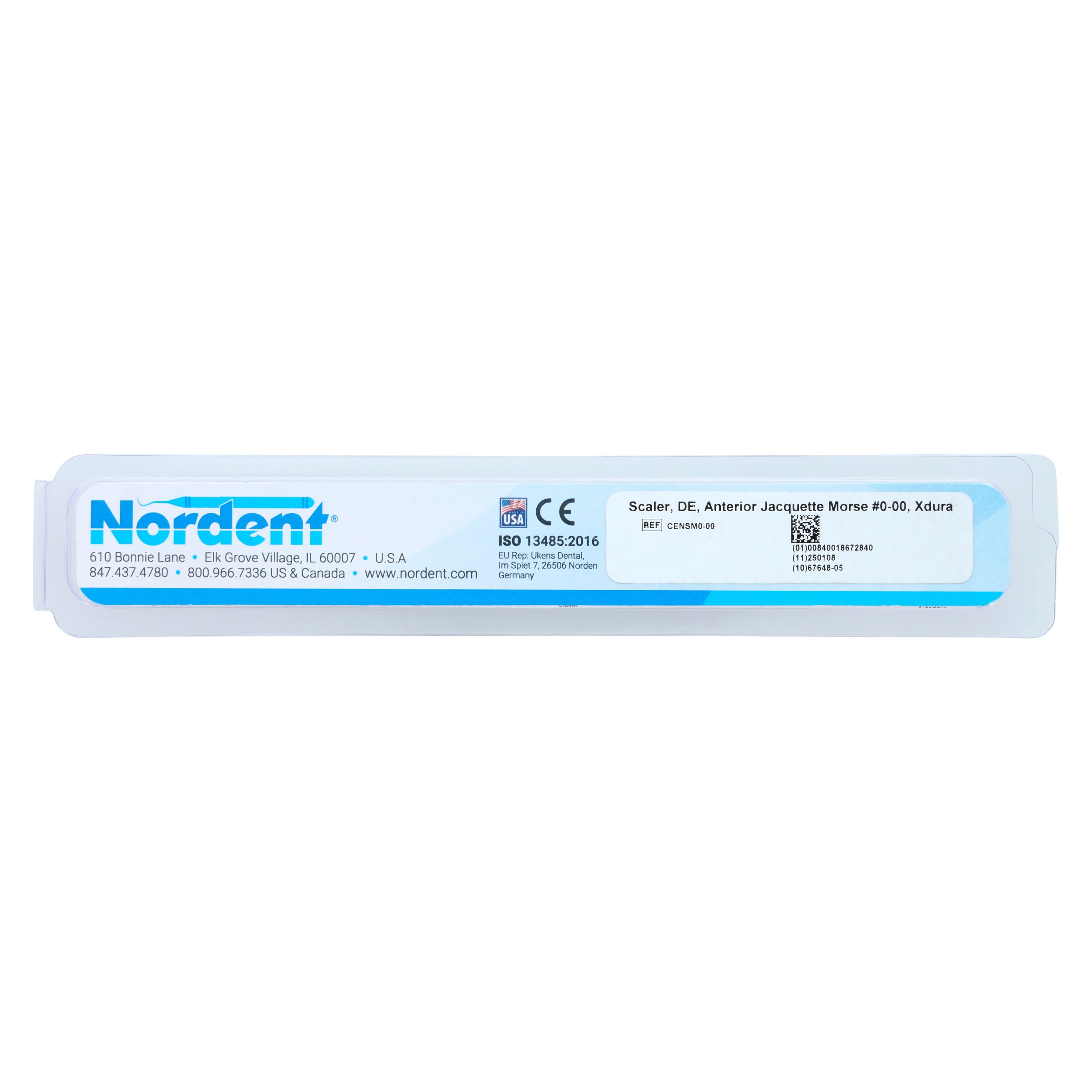 XDURA® Scaler - Anterior Jaquette Morse #0-00 - DuraLite® ColorRings, DE, Nordent thumbnail 6