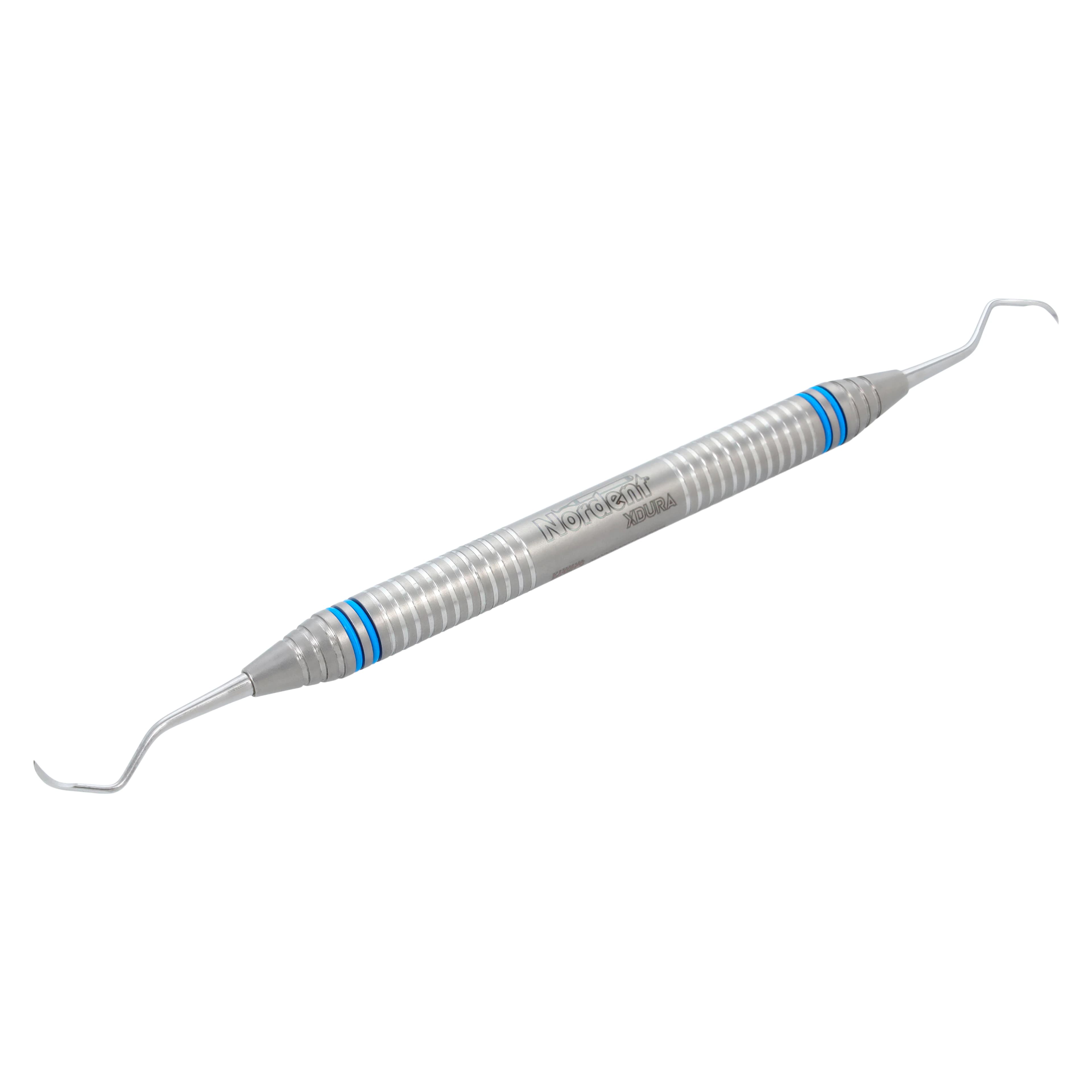 XDURA Universal Curette, Double-Ended, McCall #13S-14S, DuraLite ColorRings Handle, Stainless Steel thumbnail 2