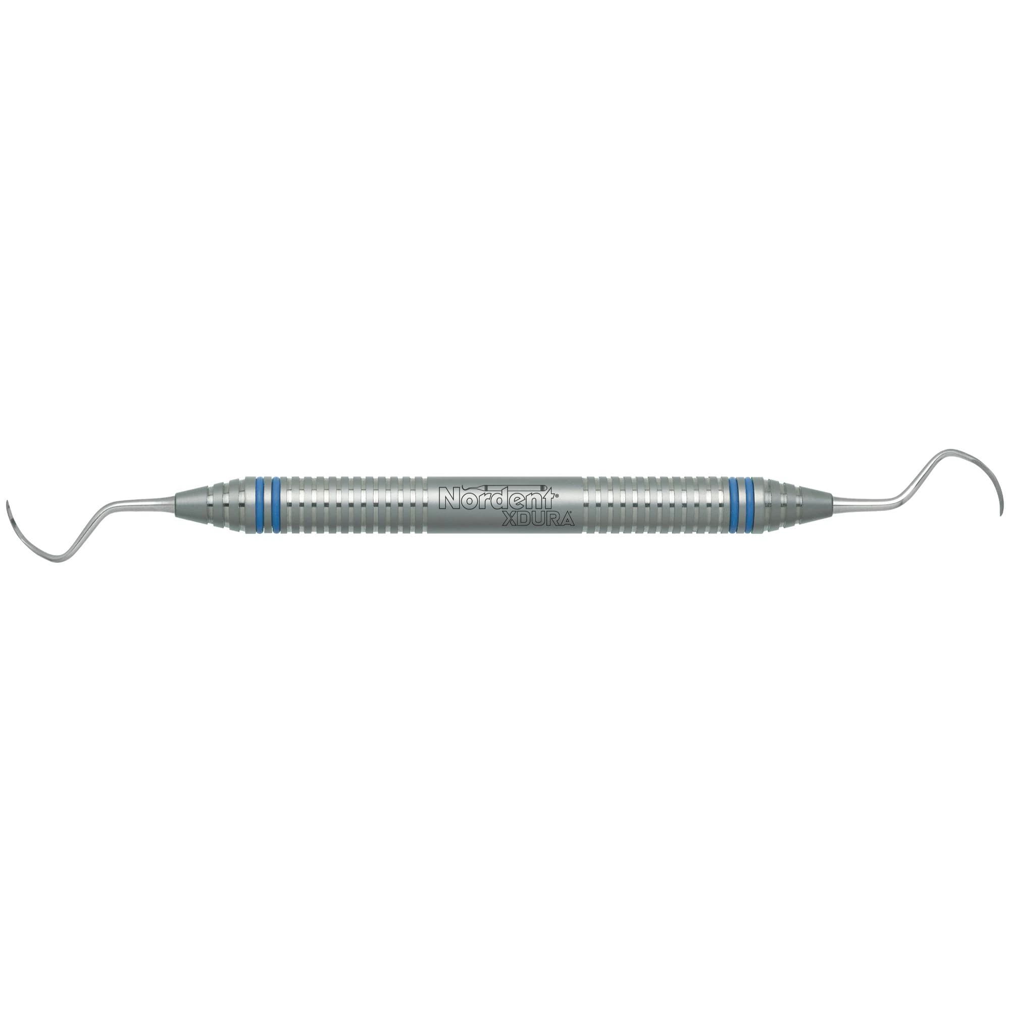 Nordent XDURA Scalers, Anterior/Posterior Sickle Remington #3-4, Double-Ended, DuraLite ColorRings Handle, CENSRE3-4 - XDURA&reg; Scalers - Anterior/Posterior Sickle Remington #3-4 - DuraLite&reg; ColorRings - Image 1