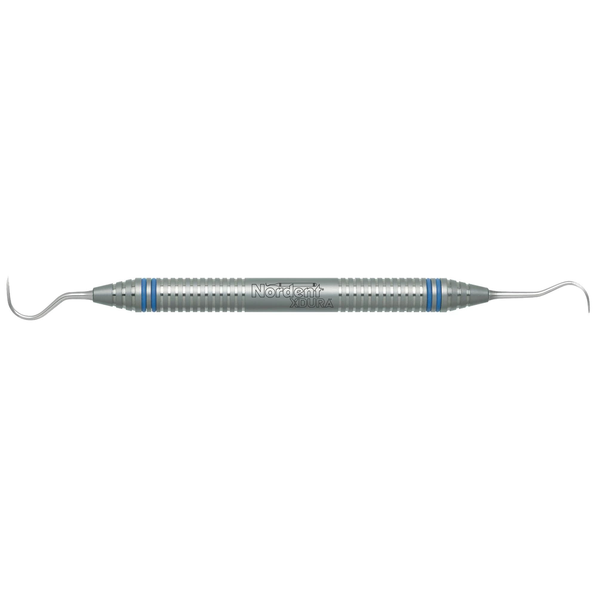 XDURA Anterior Sickle Scaler, Double-Ended, Towner #U15 / Sickle N5 (H5-U15), DuraLite ColorRings Handle, Stainless Steel - XDURA&reg; Scalers - Anterior Sickle Towner #U15-Sickle N5 (H5-U15) - DuraLite&reg; ColorRings - Image 1