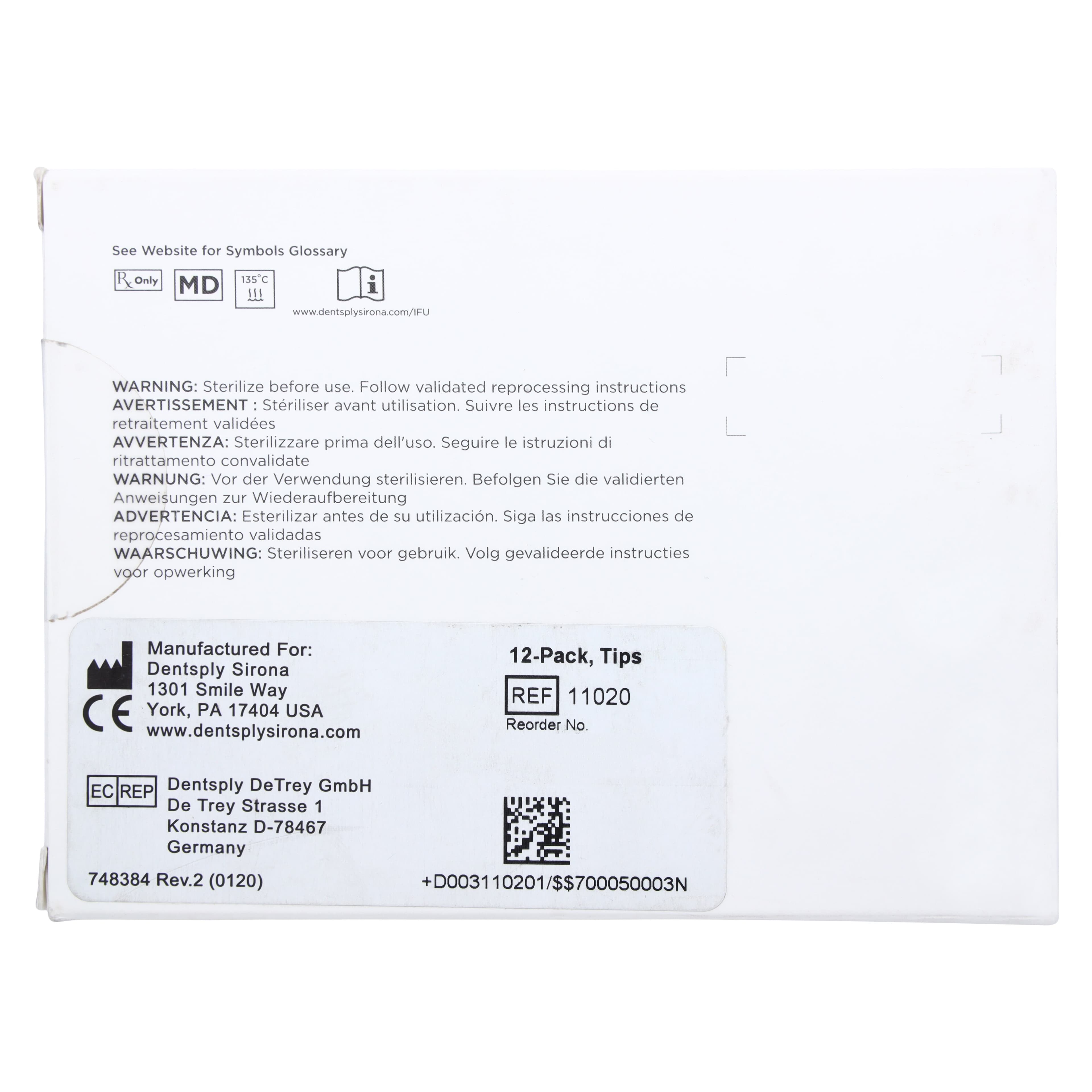 Purevac HVE Mirror Tips, Nonvented, White, Smooth Plastic, 12/Pack, 11020 thumbnail 6