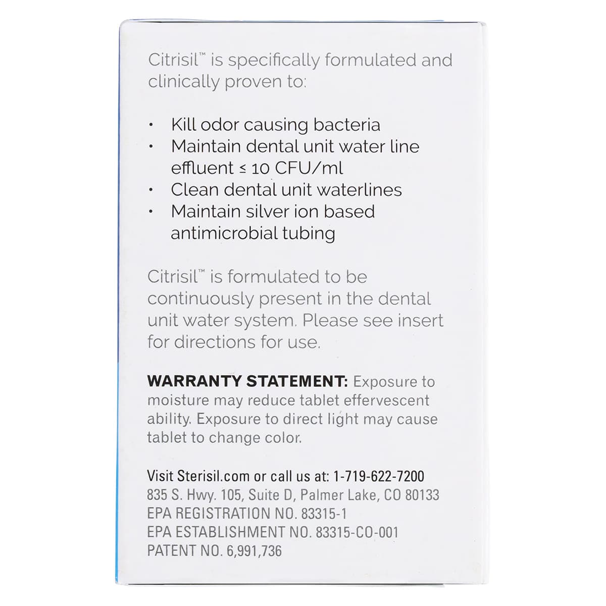 Citrisil Blue Waterline Maintenance Tablets for 2L Bottles, 48 Maintenance + 2 Shock Tablets, 50/Box thumbnail 4