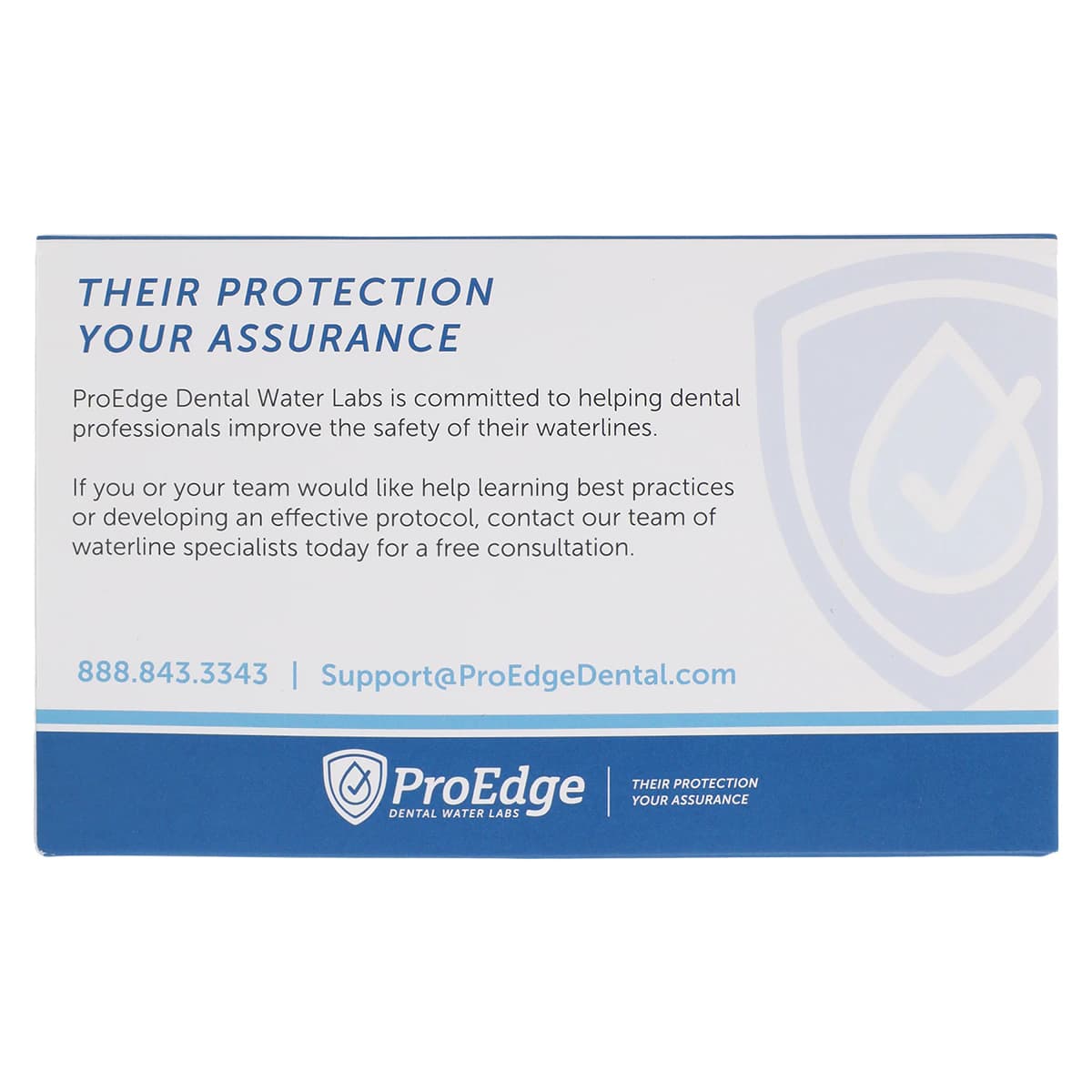 ProEdge QuickPass In-Office Dental Waterline Test, HPC Paddle with Germicidal Neutralization, 24/Pack, 62401 thumbnail 2