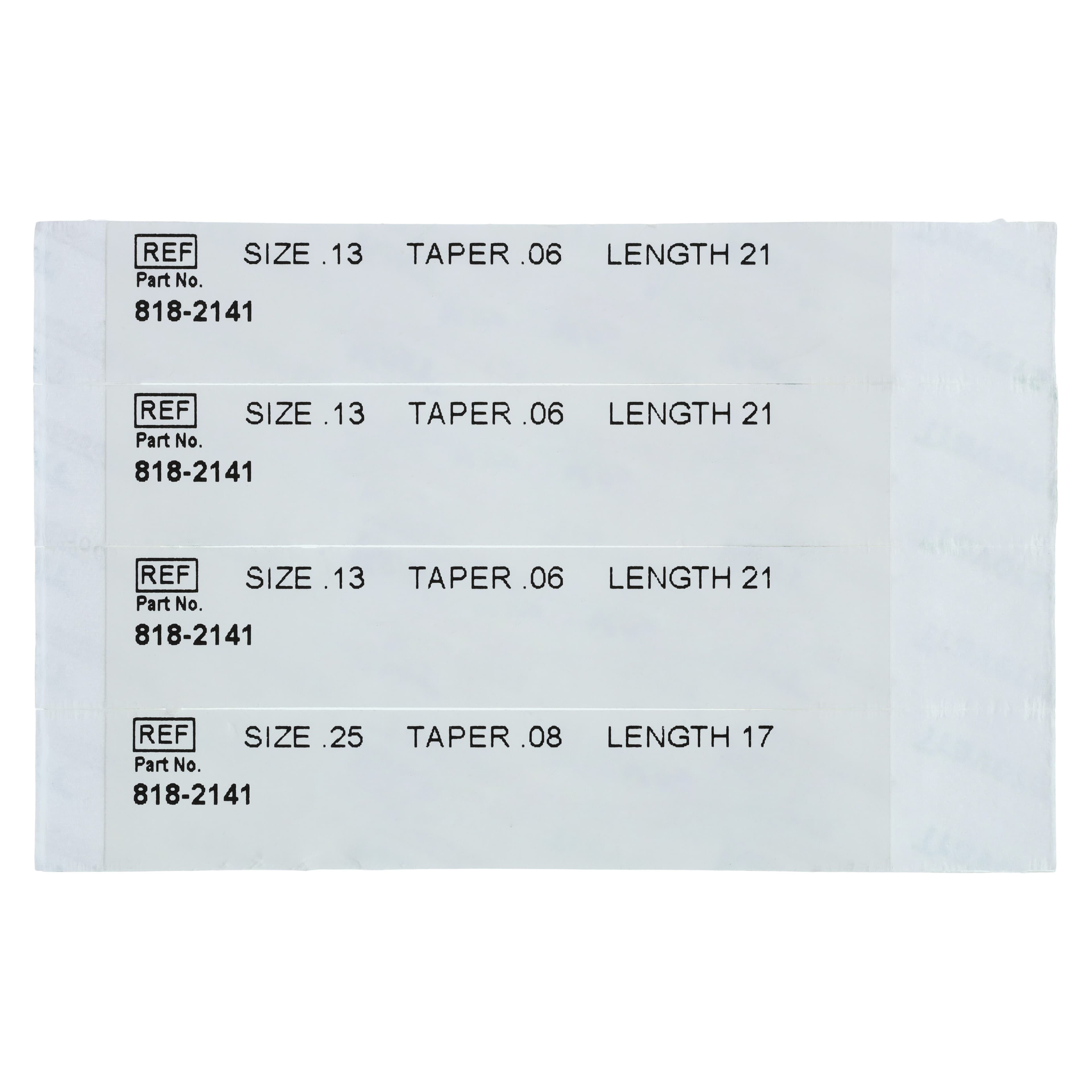 Traverse™ Rotary Orifice Opener & Glide Path Files, Taper .06, Tip Size .13, 21mm, 4/Pkg, 818-2141 thumbnail 3