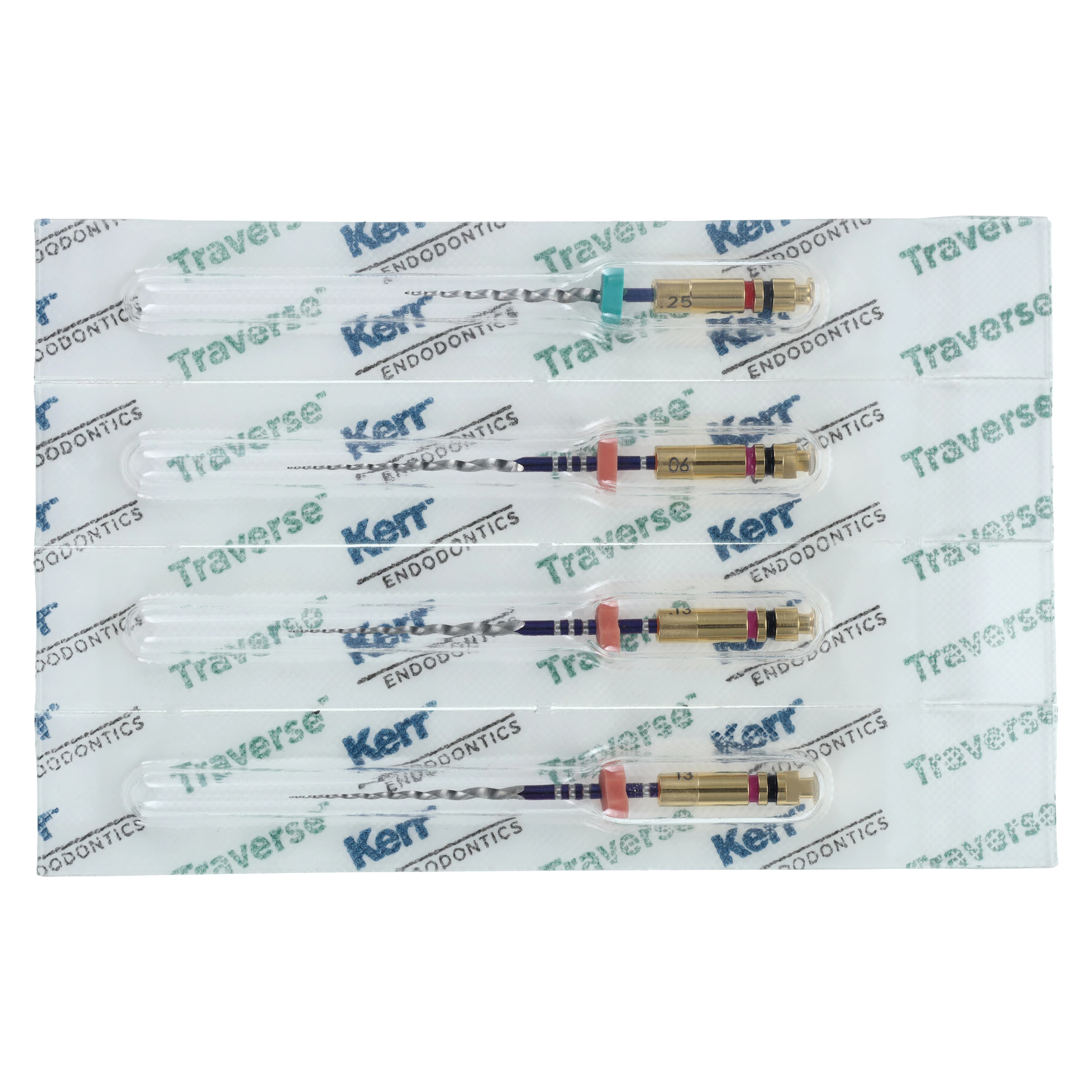 Traverse™ Rotary Orifice Opener and Glide Path Files, Taper .06, Tip Size .13, 25mm, 4/Pkg, 818-2142 thumbnail 2