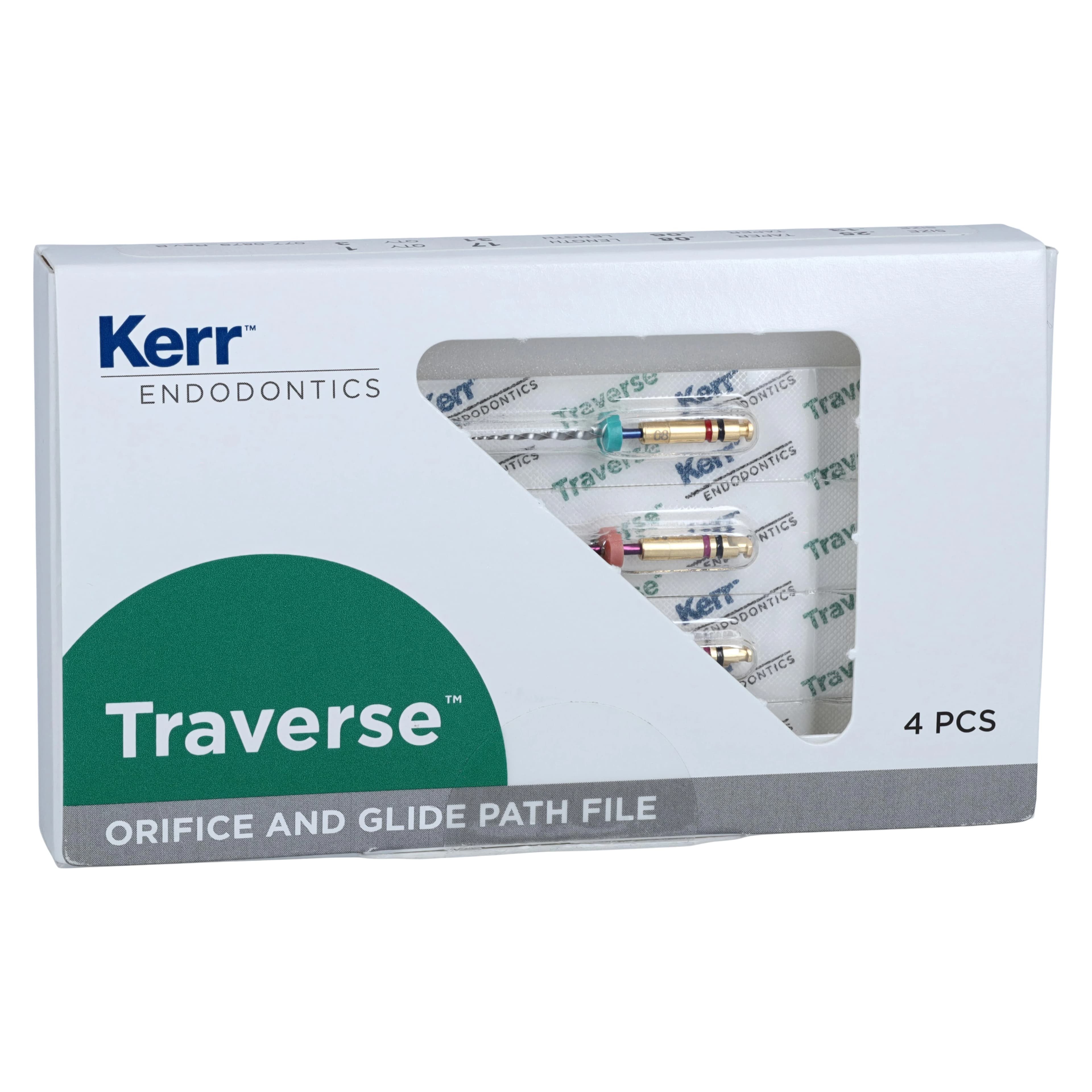 Traverse Rotary Orifice Opener and Glide Path Files, Taper .06, Tip Size .13, 31mm, 4/Pkg, 818-2143 - Traverse&trade; Rotary Glide Path File - Taper .06 - 31mm #13 Glide Path Files and Orifice Opener - Image 1