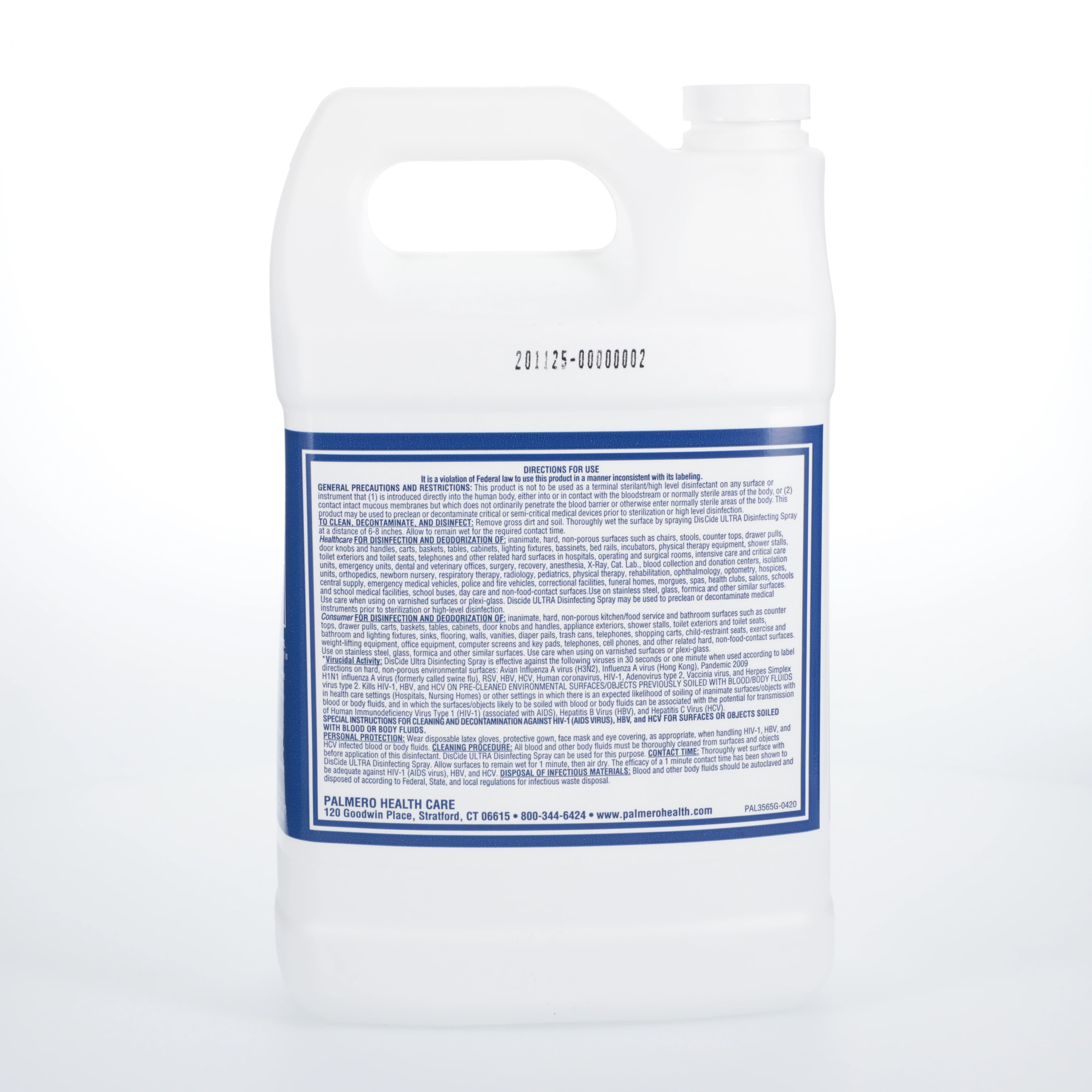 DisCide Ultra Surface Disinfectant, Hospital-Level, Ready-to-Use, 1 Gallon Bottle, 3565G thumbnail 2