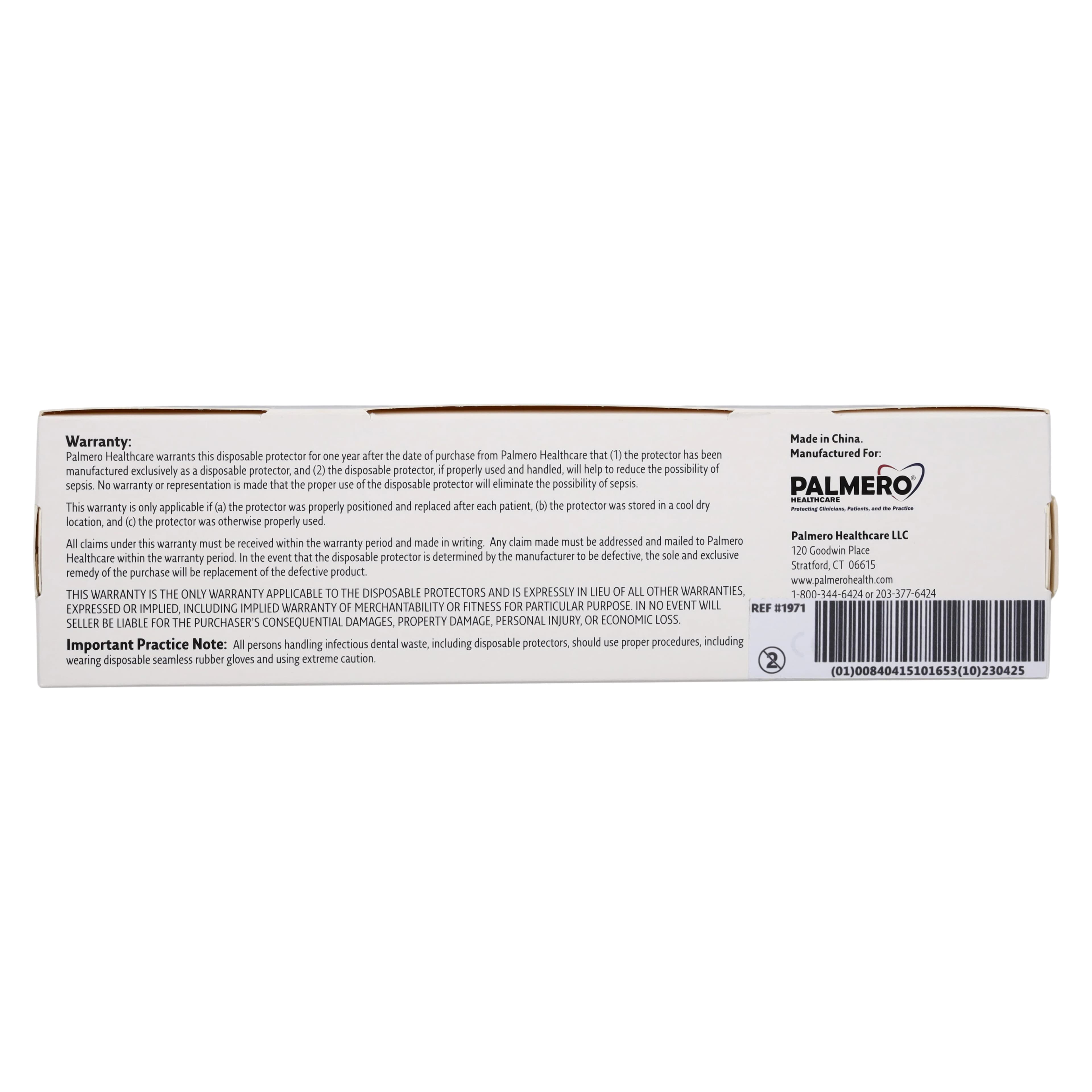 Palmero Digital X-Ray Sensor Protector, Universal Fit, Size #2, 1-5/8" x 8", Clear, Latex-Free, 500/Box, 1971 thumbnail 4