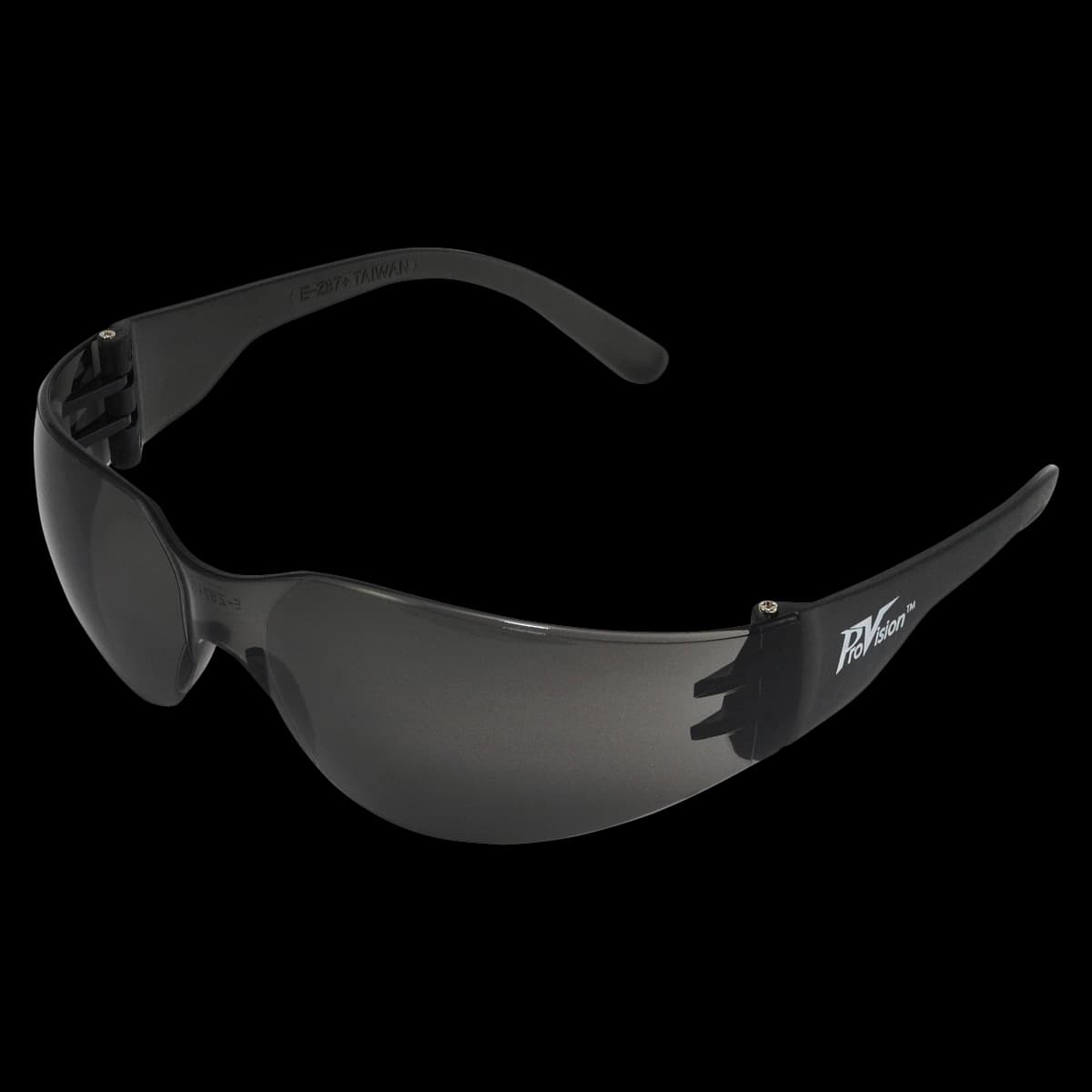 ProVision Mini Econo Wraps Safety Eyewear, Grey Frame / Grey Lens, Child/Youth, 1/Pk, 3607G - Econo Wrap Child Eyewear Grey Frame / Grey Lens - Image 1