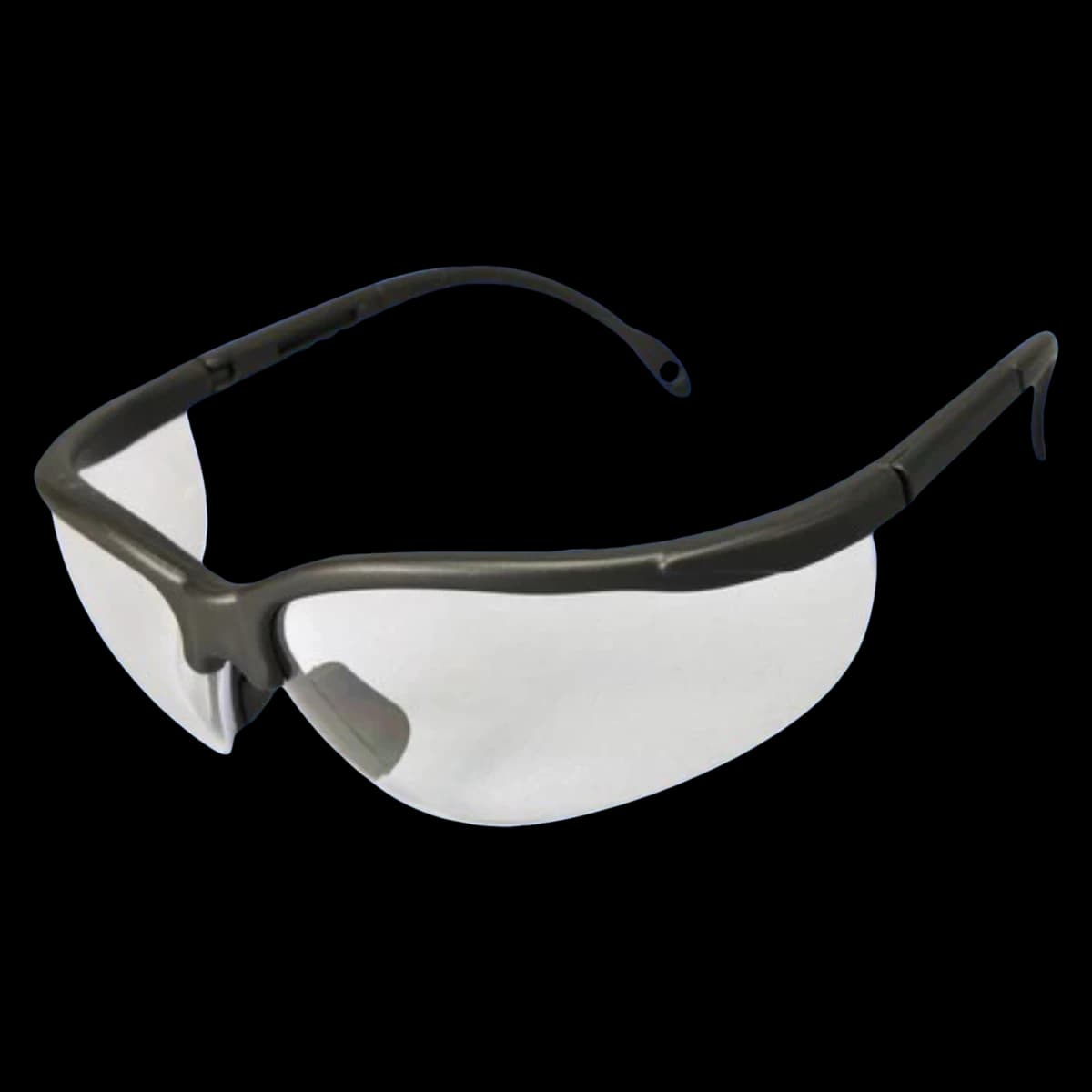 ProVision Sphere-X Wraps Safety Eyewear, Black Frame, Clear Lens, 3707 - Sphere-X Wrap Black frame and Clear lens Eyewear - Image 1