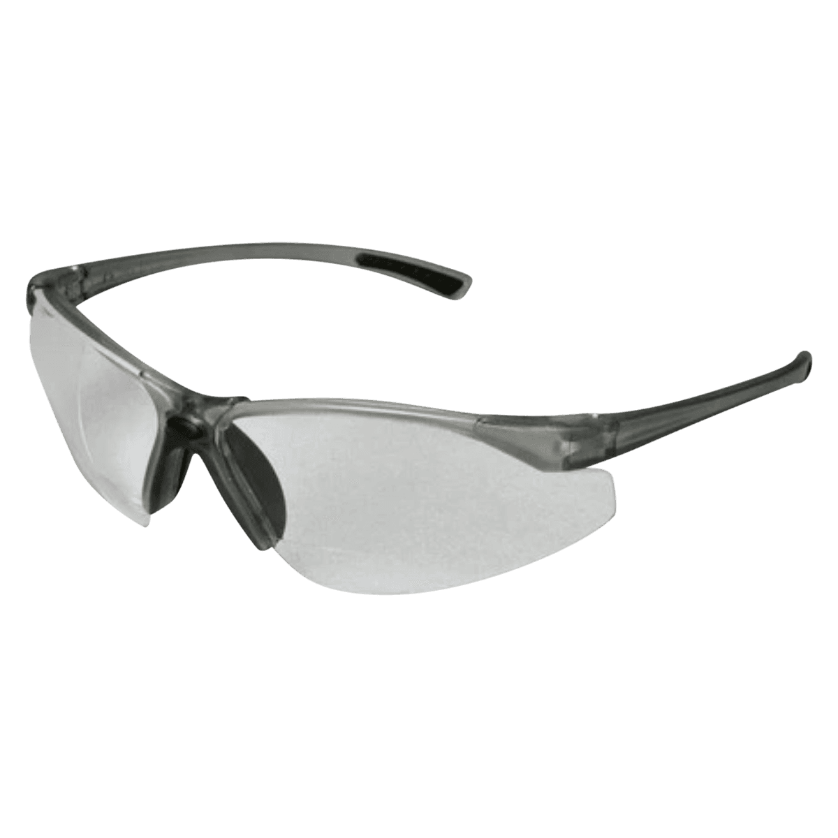 ProVision Tech Specs Bifocal Safety Eyewear, 2.5 Diopter, Gray Frame, Clear Lens, Anti-Fog, ANSI Z87.1, 3720D thumbnail 2