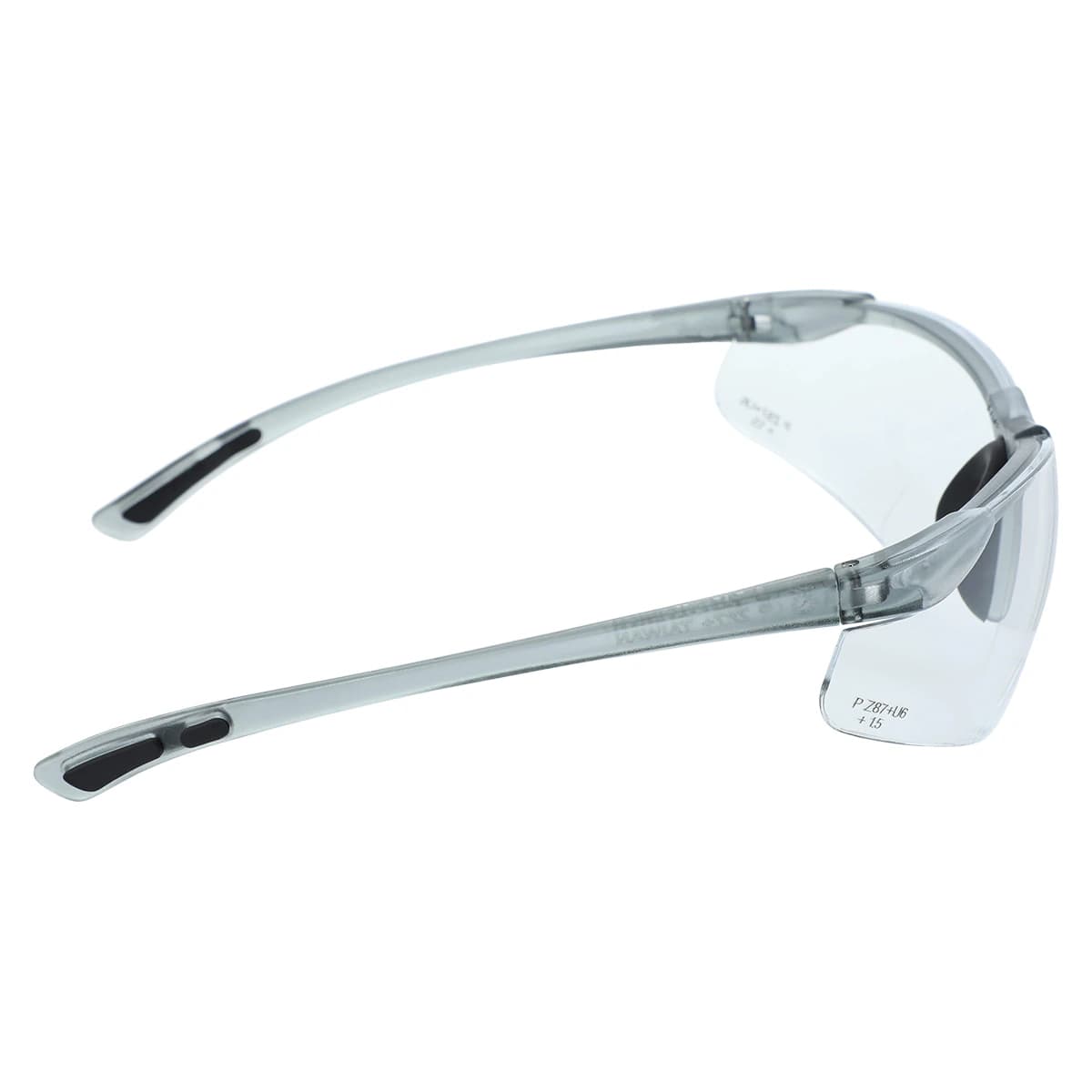 Tech Specs Bifocal Safety Eyewear, 1.5 Diopter, Grey Frame/Clear Lens, ANSI Z87.1, 3720B thumbnail 4
