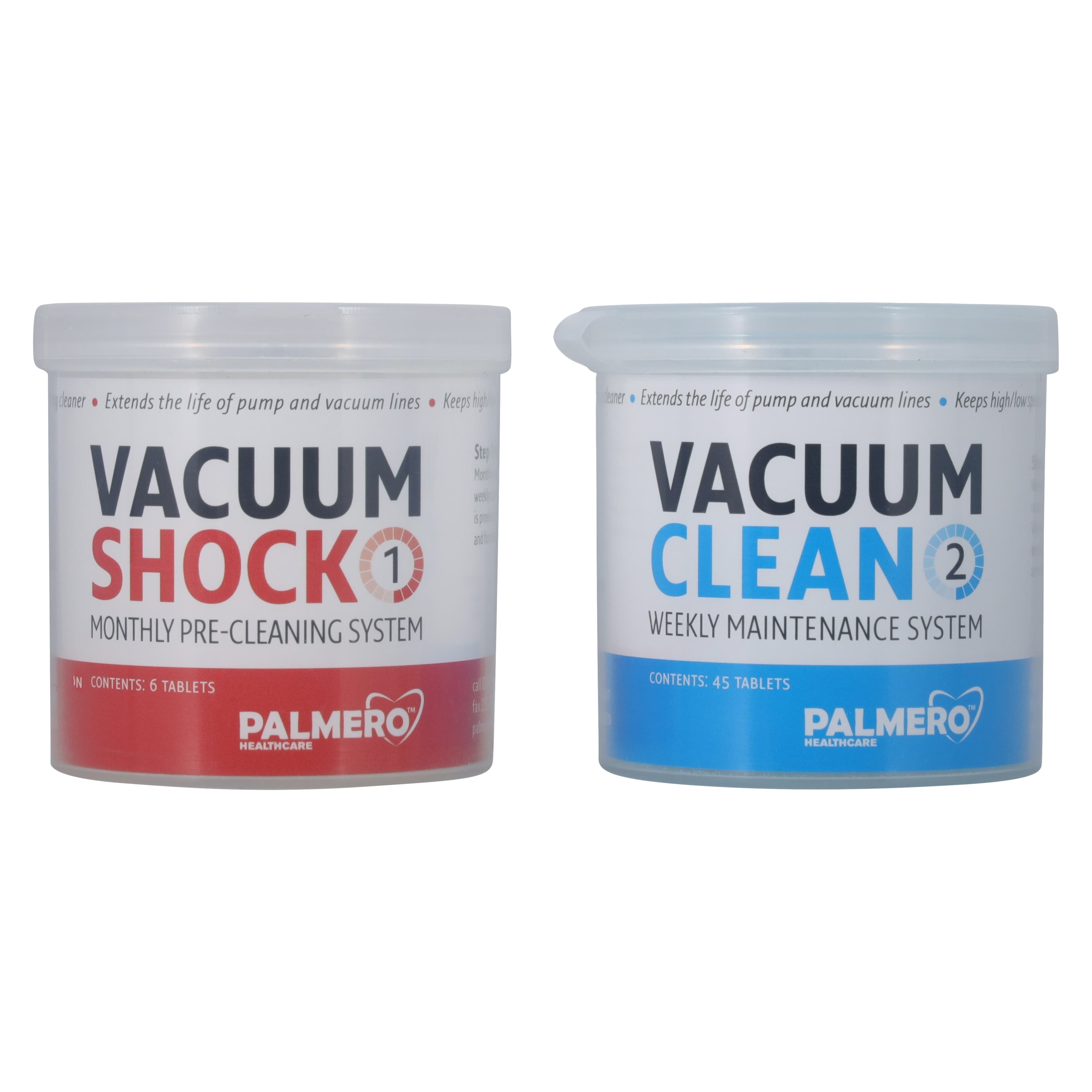 Palmero Shock & Clean Starter Kit, Vacuum Shock & Vacuum Clean Tablets with Pour & Clean Mixing Bottle, 3546K thumbnail 3