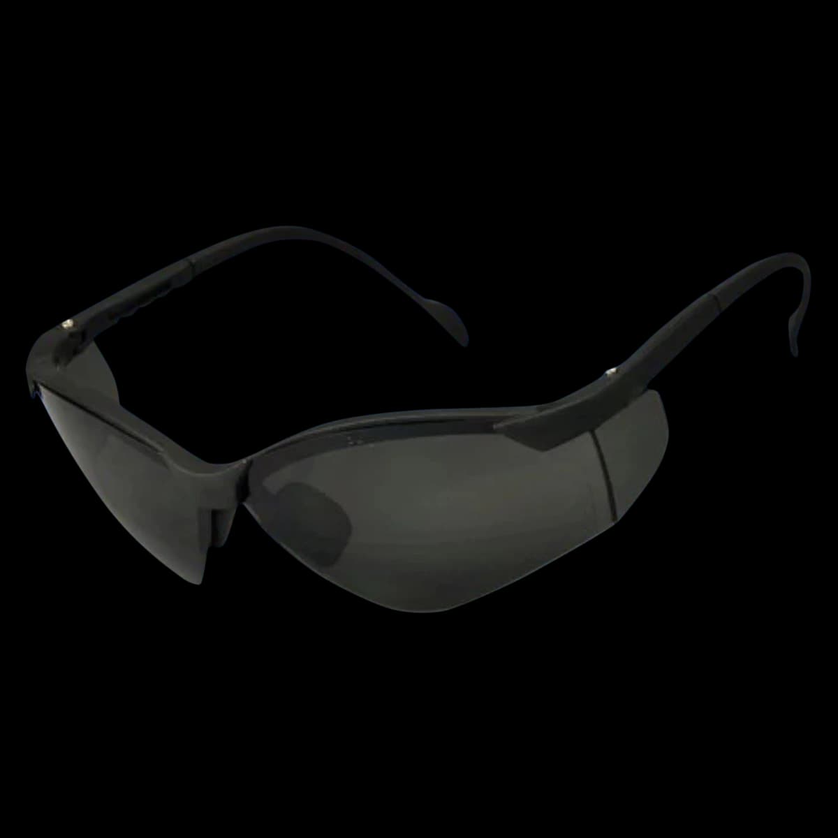 ProVision See-Breez Safety Eyewear, Black Frame, Grey Lens, Universal, 3561BL thumbnail 2