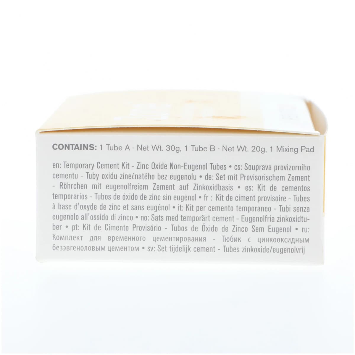 Zone Temporary Cement Kit, Non-Eugenol, Zinc Oxide, Standard Kit, Dentinal Shade, 27040DX thumbnail 2
