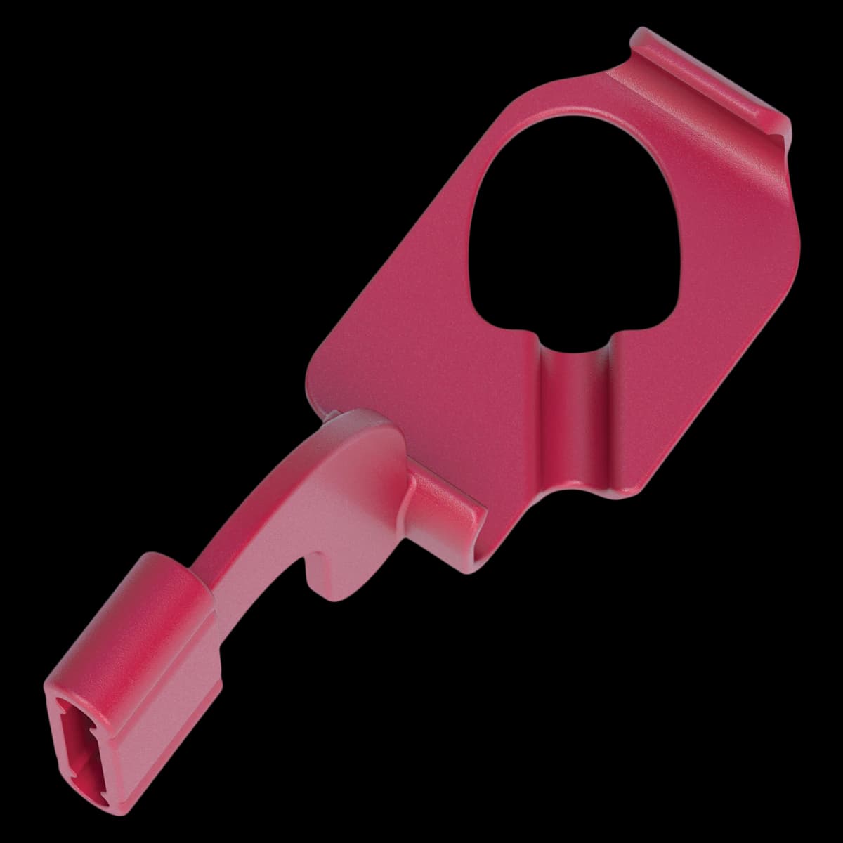 DEXIS Titanium Sensor Holder, Horizontal Bitewing Snap-In, Red, 1.013.1099 - DEXIS Titanium Sensor Holders, Horizontal Bitewing Holder, 1.013.1099 - Image 1