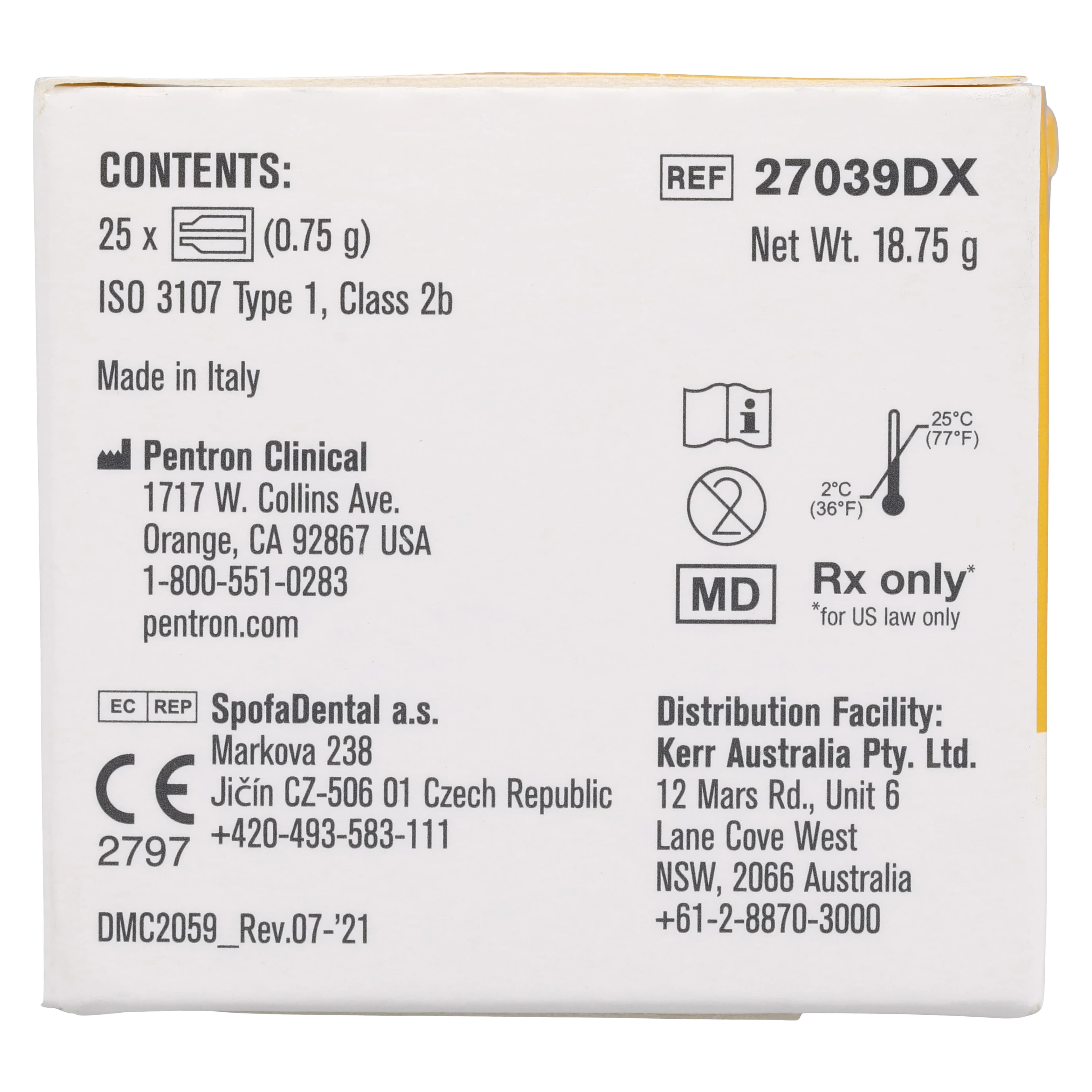 Zone Temporary Cement Unit-Dose, Zinc Oxide Non-Eugenol, Translucent, 25/Box, 27039DX thumbnail 5